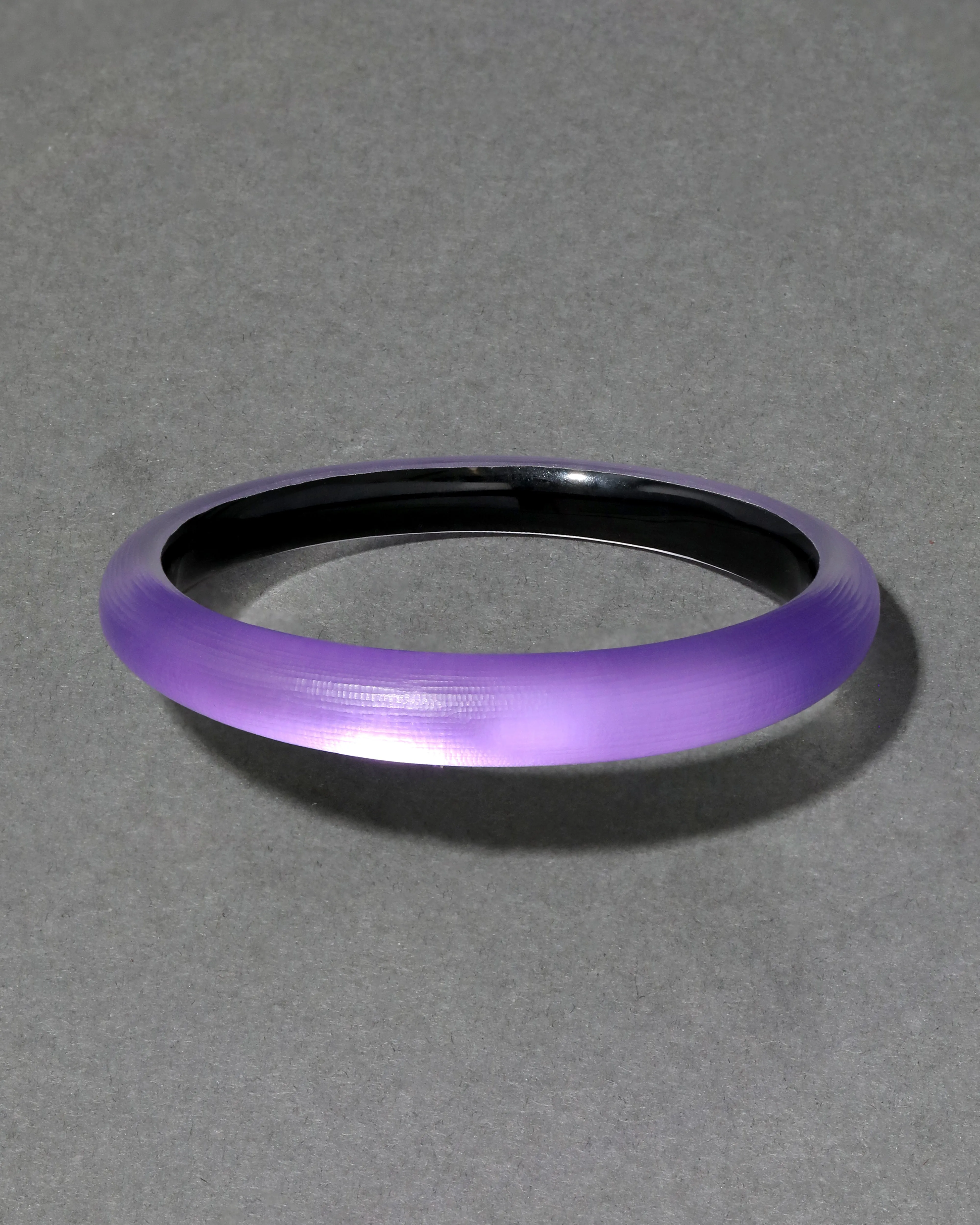 Luminous Lucite Skinny Bangle Bracelet- Violet sold by Alexis Bittar