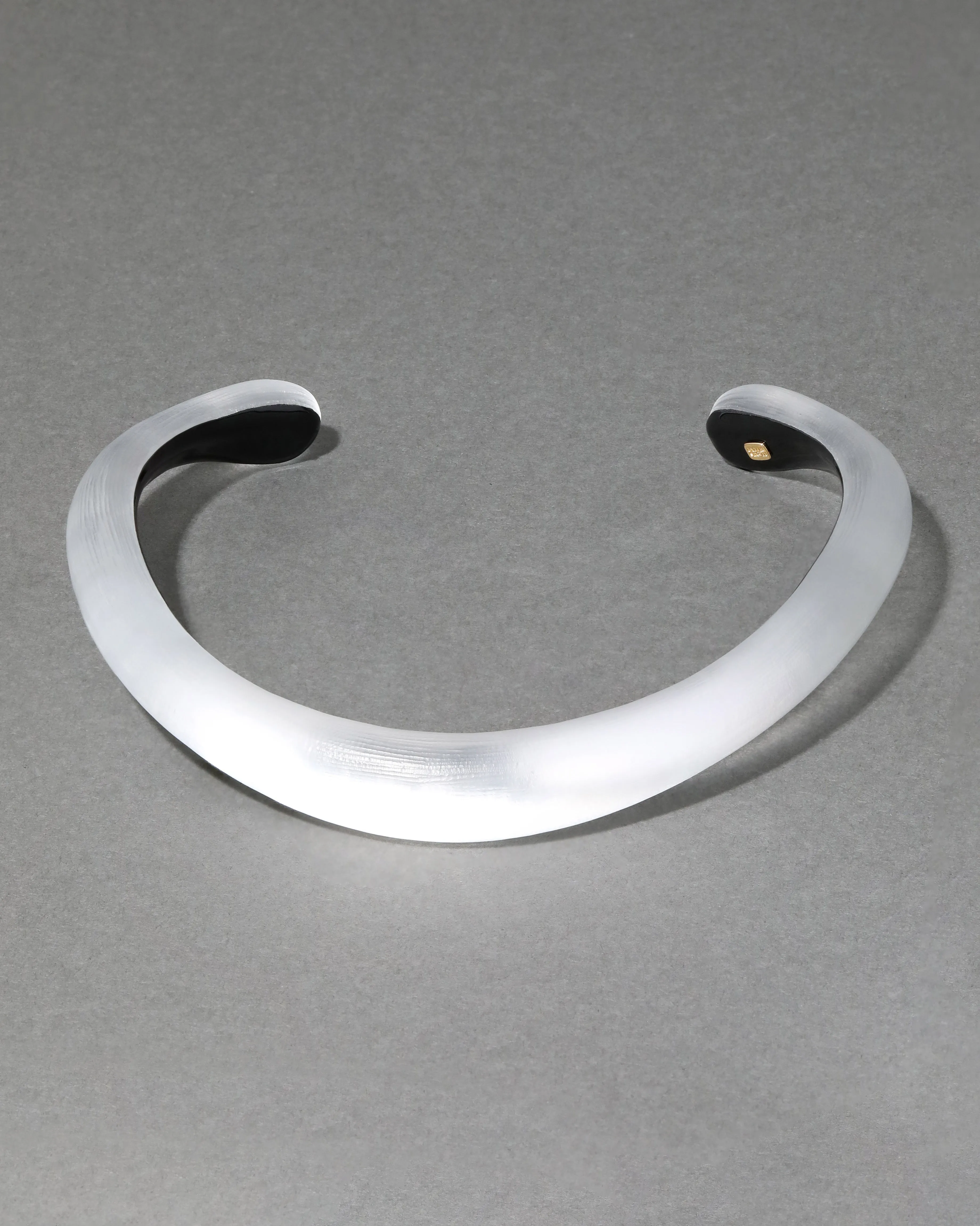 Lucite Collar Necklace- Silver sold by Alexis Bittar product image thumbnail 3