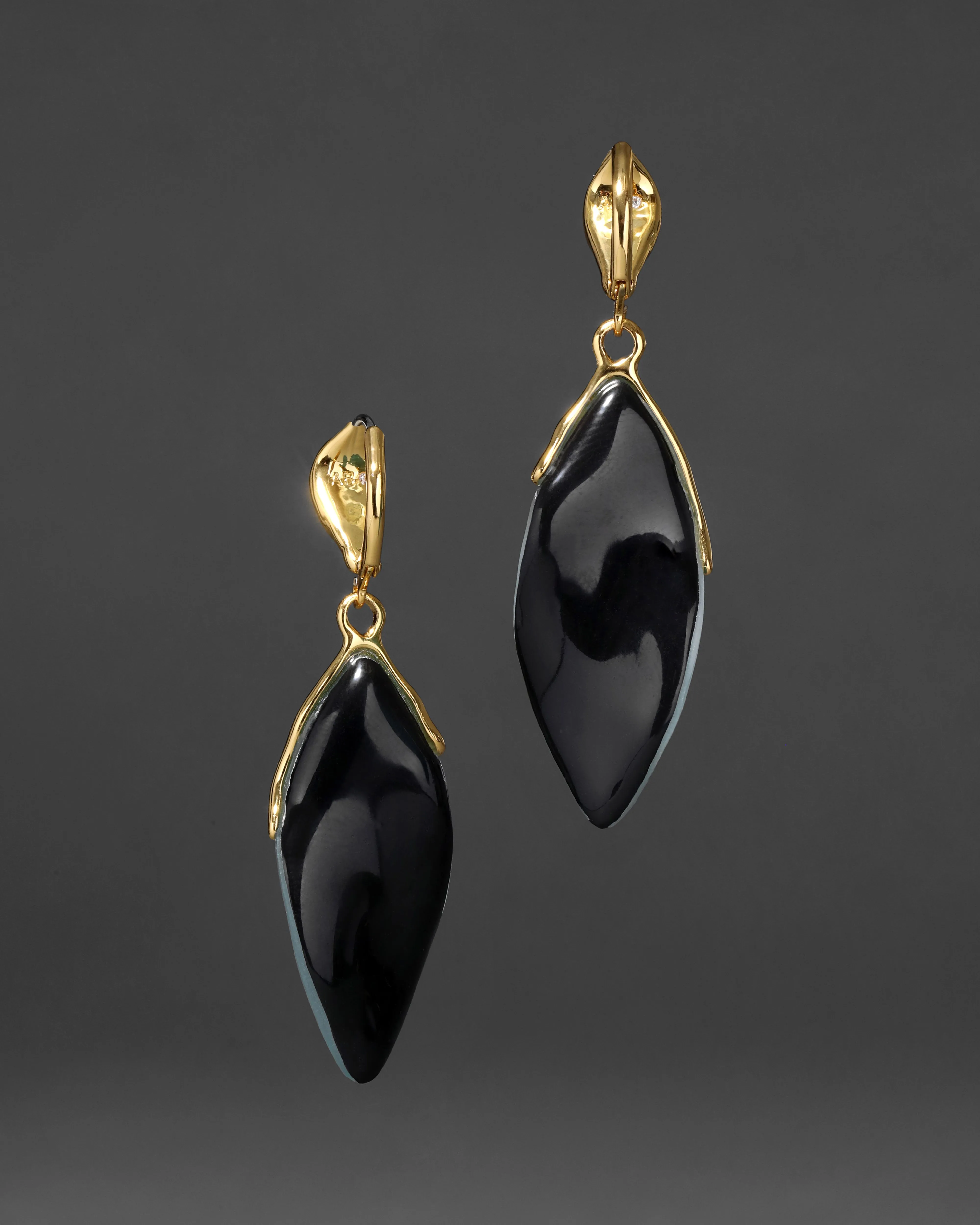 Luminous Lucite Petal Leverback Earring- Icy Blue sold by Alexis Bittar product image thumbnail 3