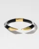 Mirrored Pyramid Lucite Brake Hinge Bracelet- Onyx sold by Alexis Bittar