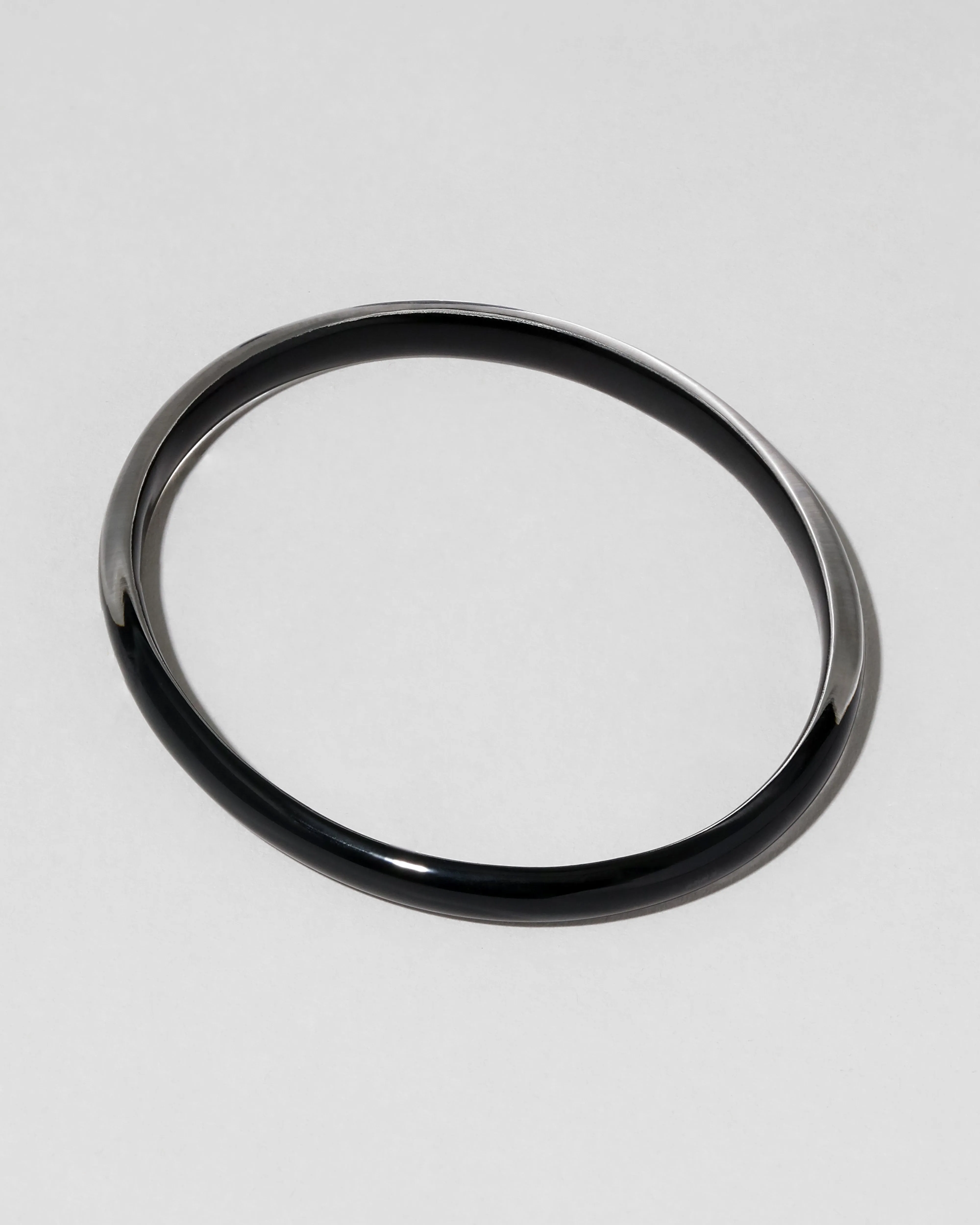 Luminous Lucite Super Skinny Bangle Bracelet- Onyx sold by Alexis Bittar product image thumbnail 4