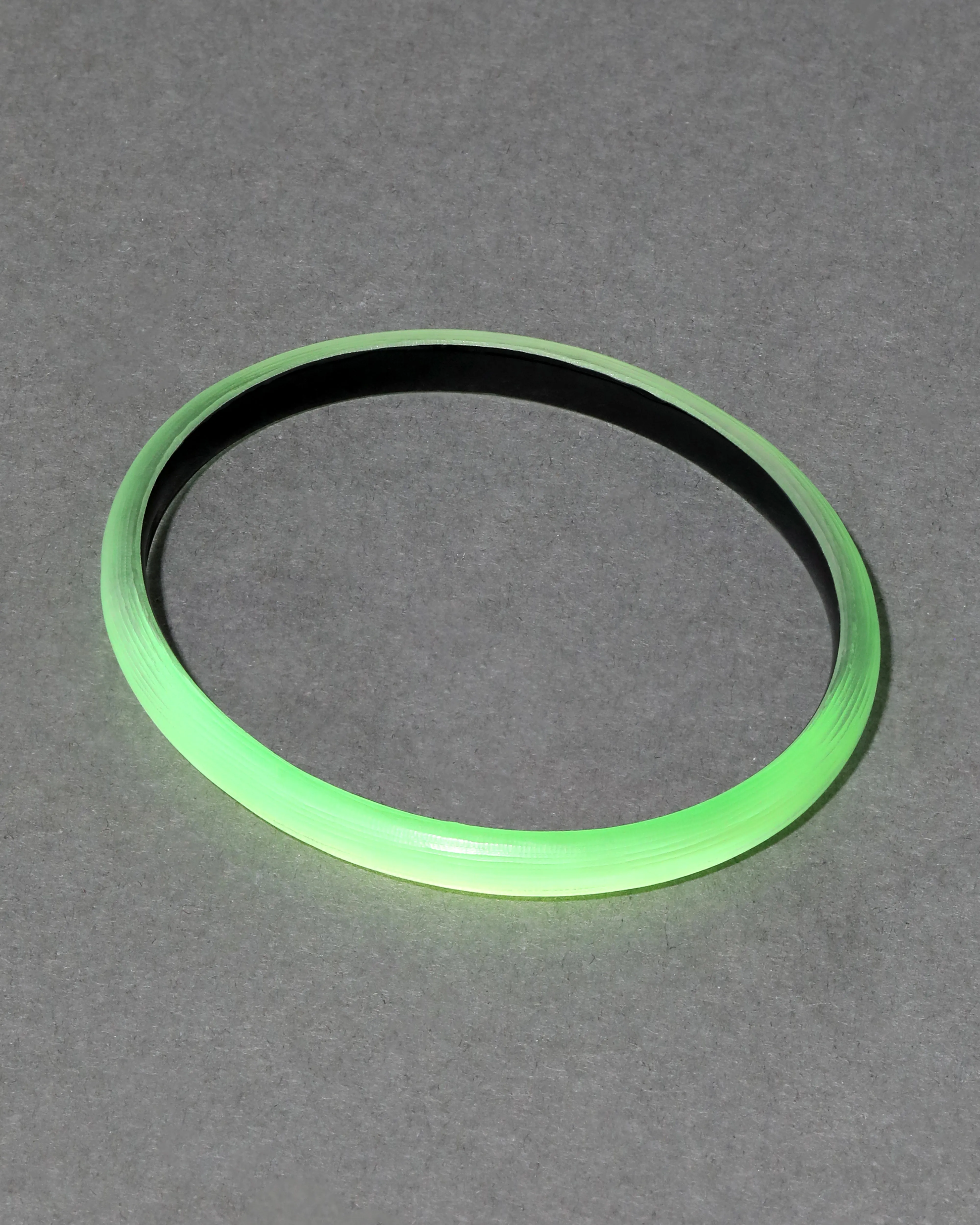 Luminous Lucite Super Skinny Bangle Bracelet- Neon Green sold by Alexis Bittar product image thumbnail 4
