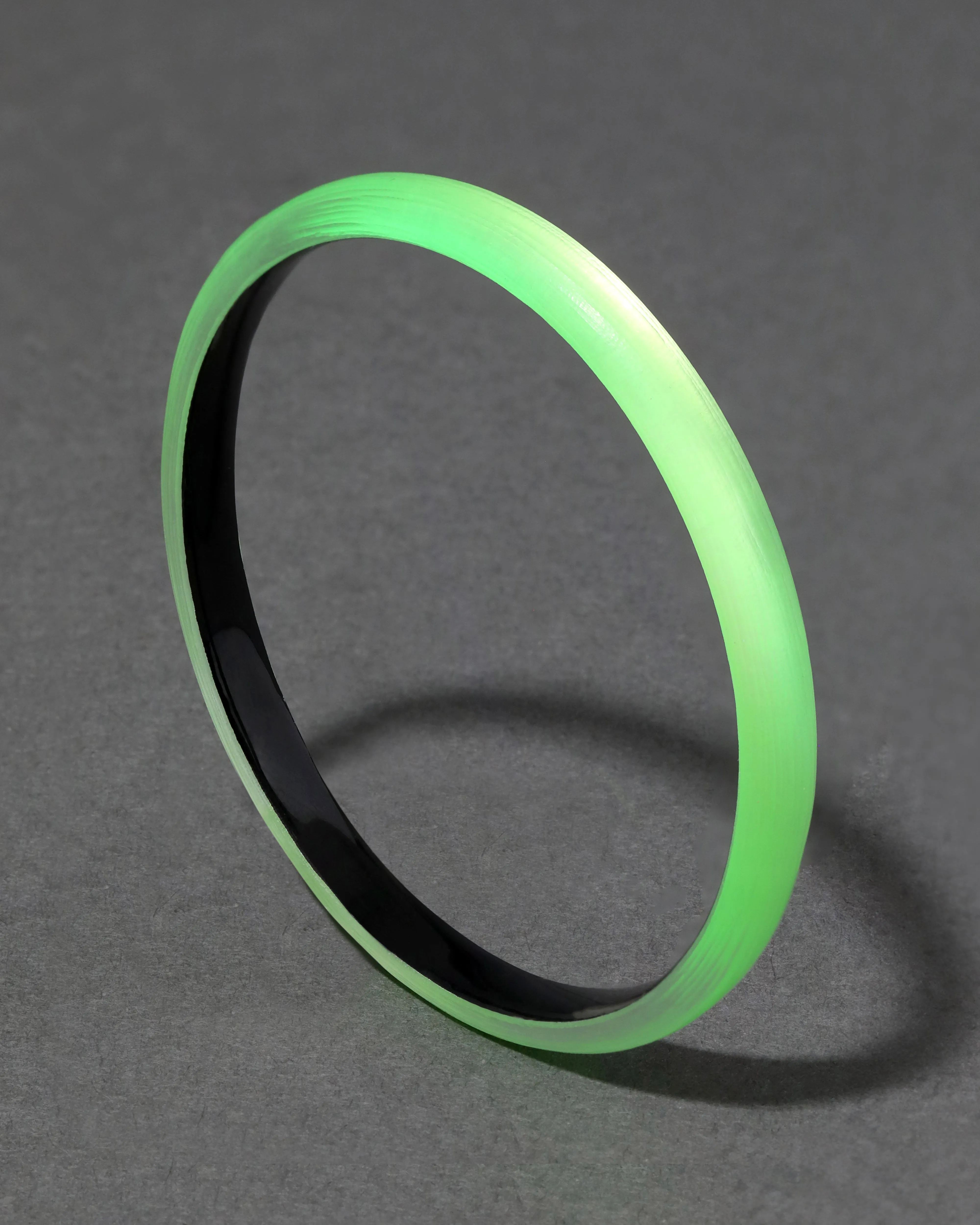 Luminous Lucite Super Skinny Bangle Bracelet- Neon Green sold by Alexis Bittar product image thumbnail 3