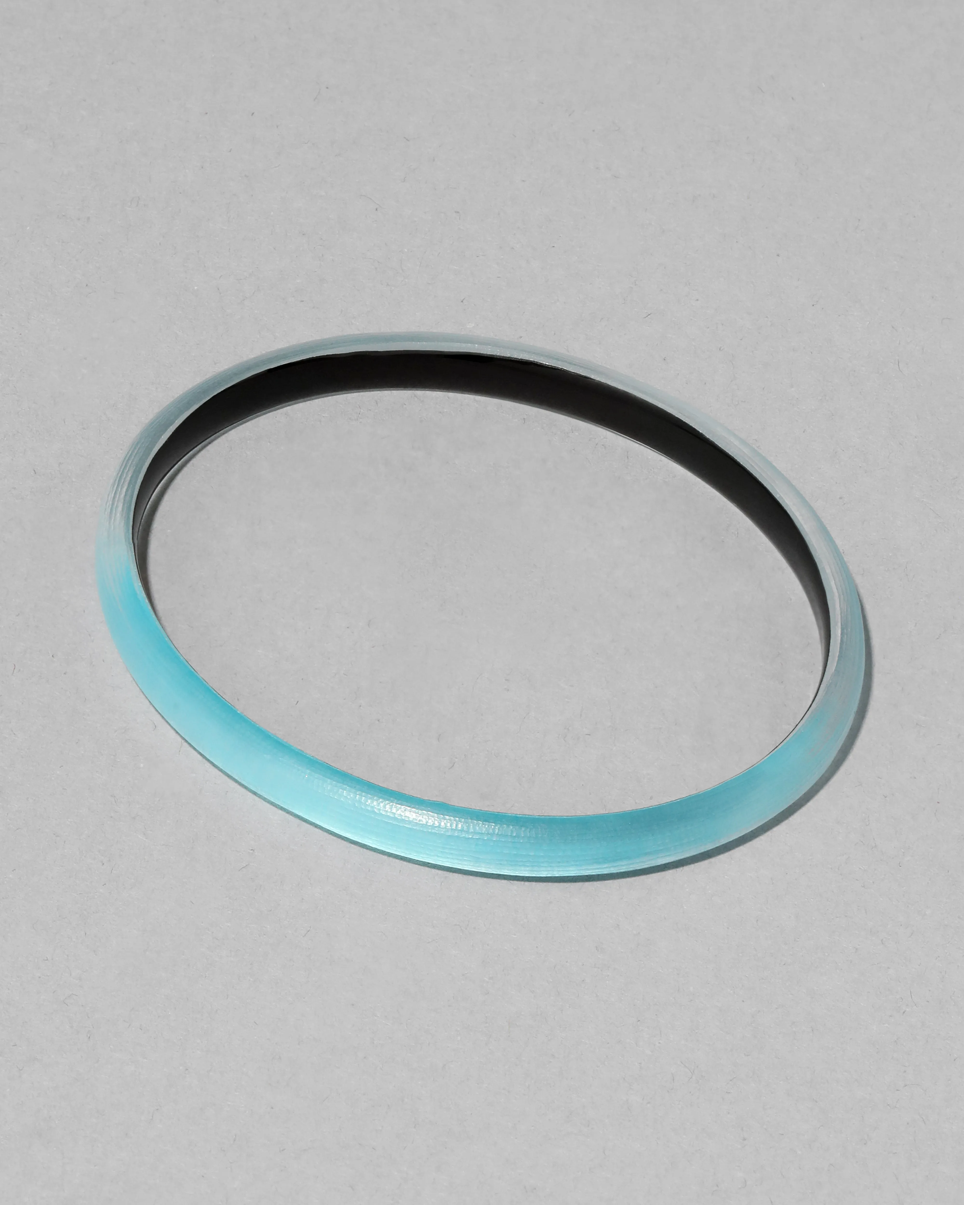Luminous Lucite Super Skinny Bangle Bracelet- Icy Blue sold by Alexis Bittar product image thumbnail 5