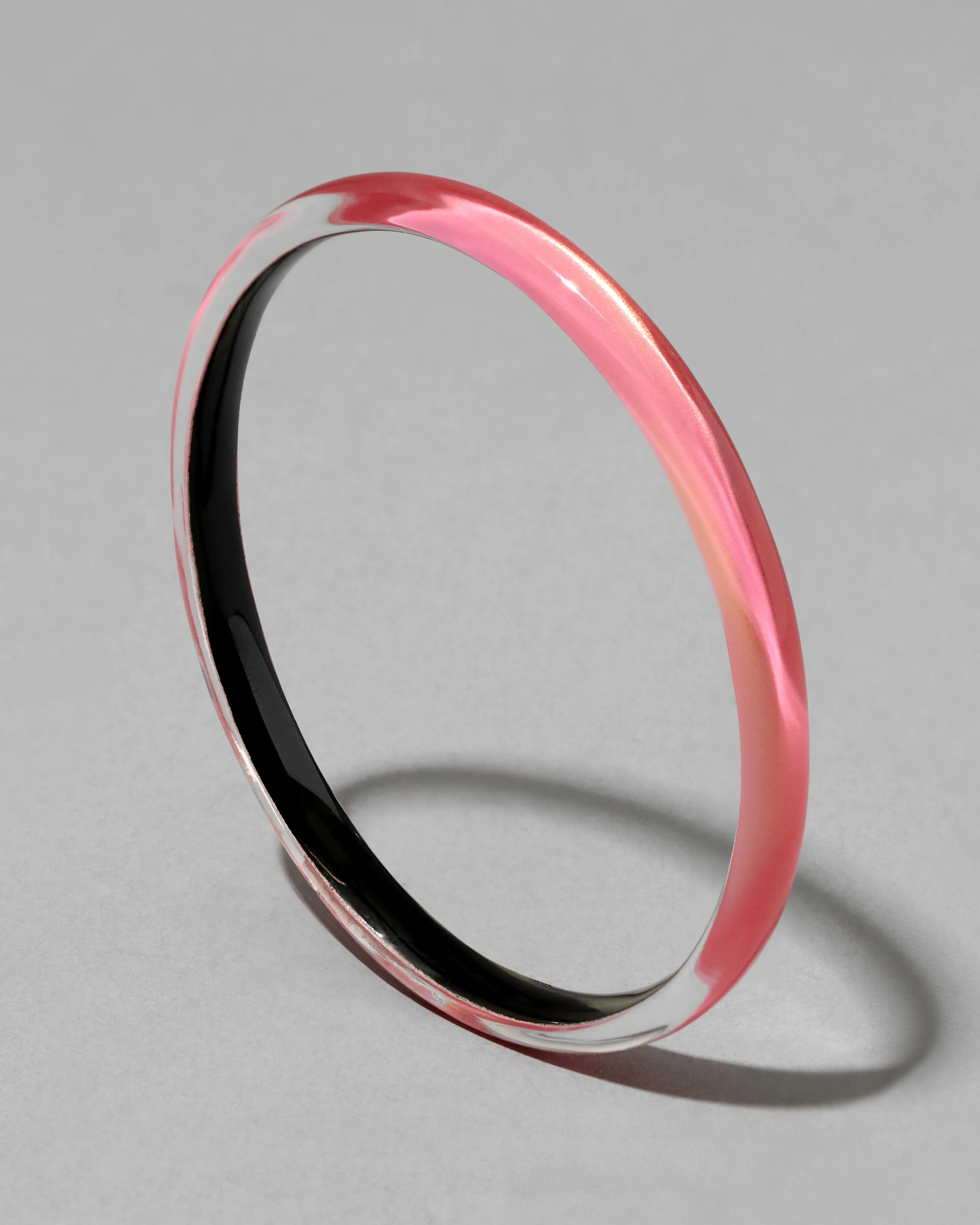 Luminous Lucite Super Skinny Bangle Bracelet- Sweet Melon sold by Alexis Bittar product image thumbnail 3