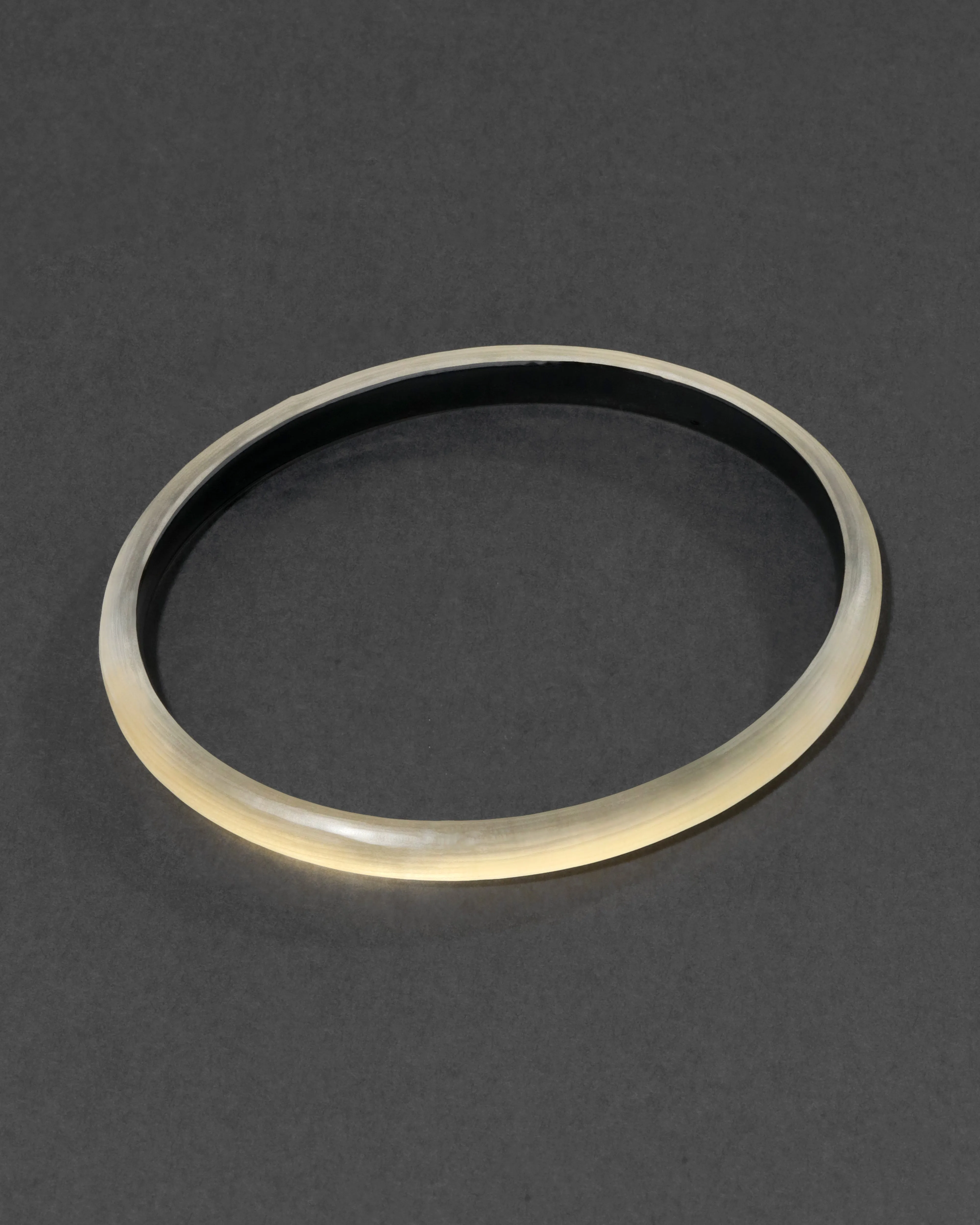 Luminous Lucite Super Skinny Bangle Bracelet- Gold sold by Alexis Bittar product image thumbnail 4