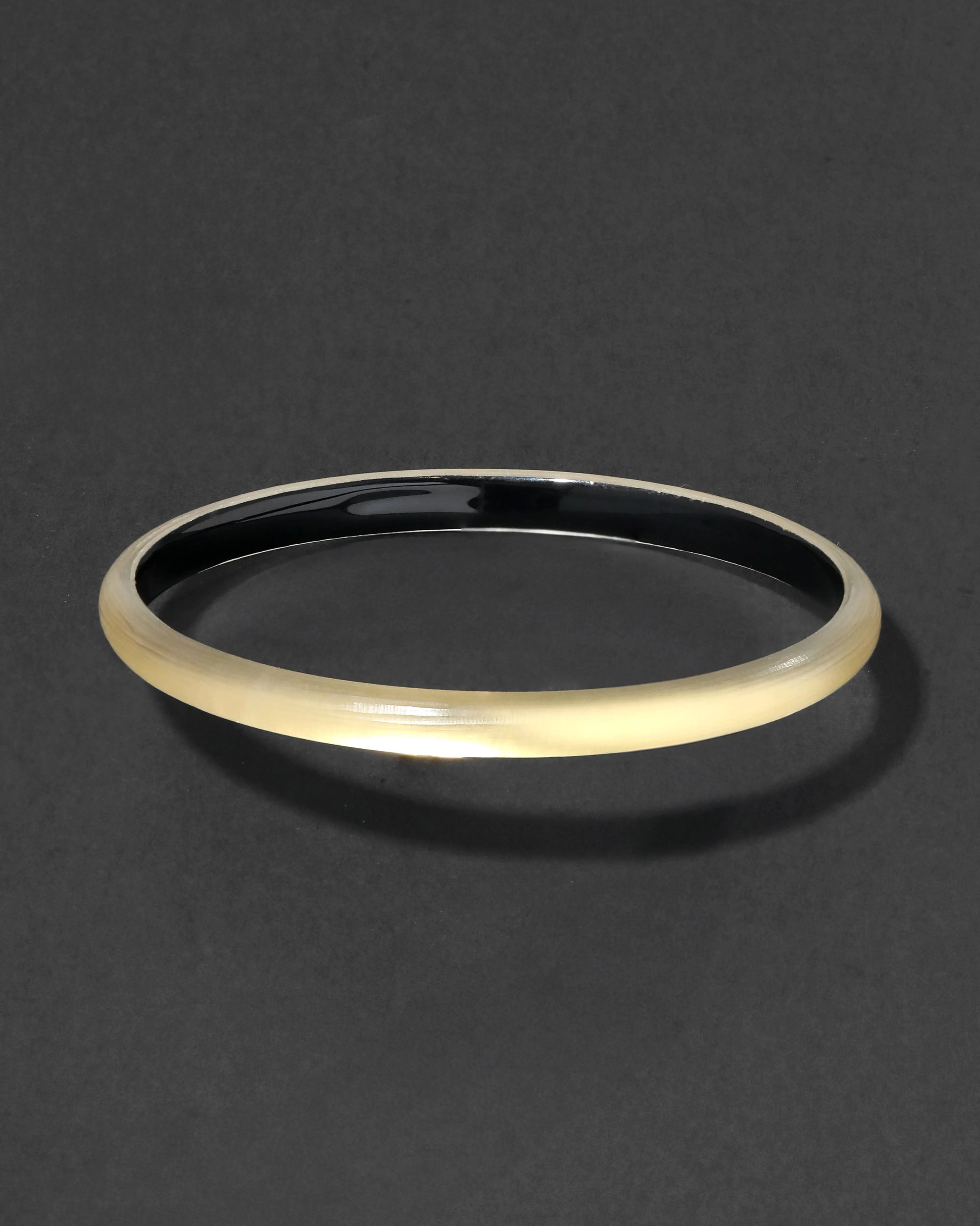 Luminous Lucite Super Skinny Bangle Bracelet- Gold sold by Alexis Bittar