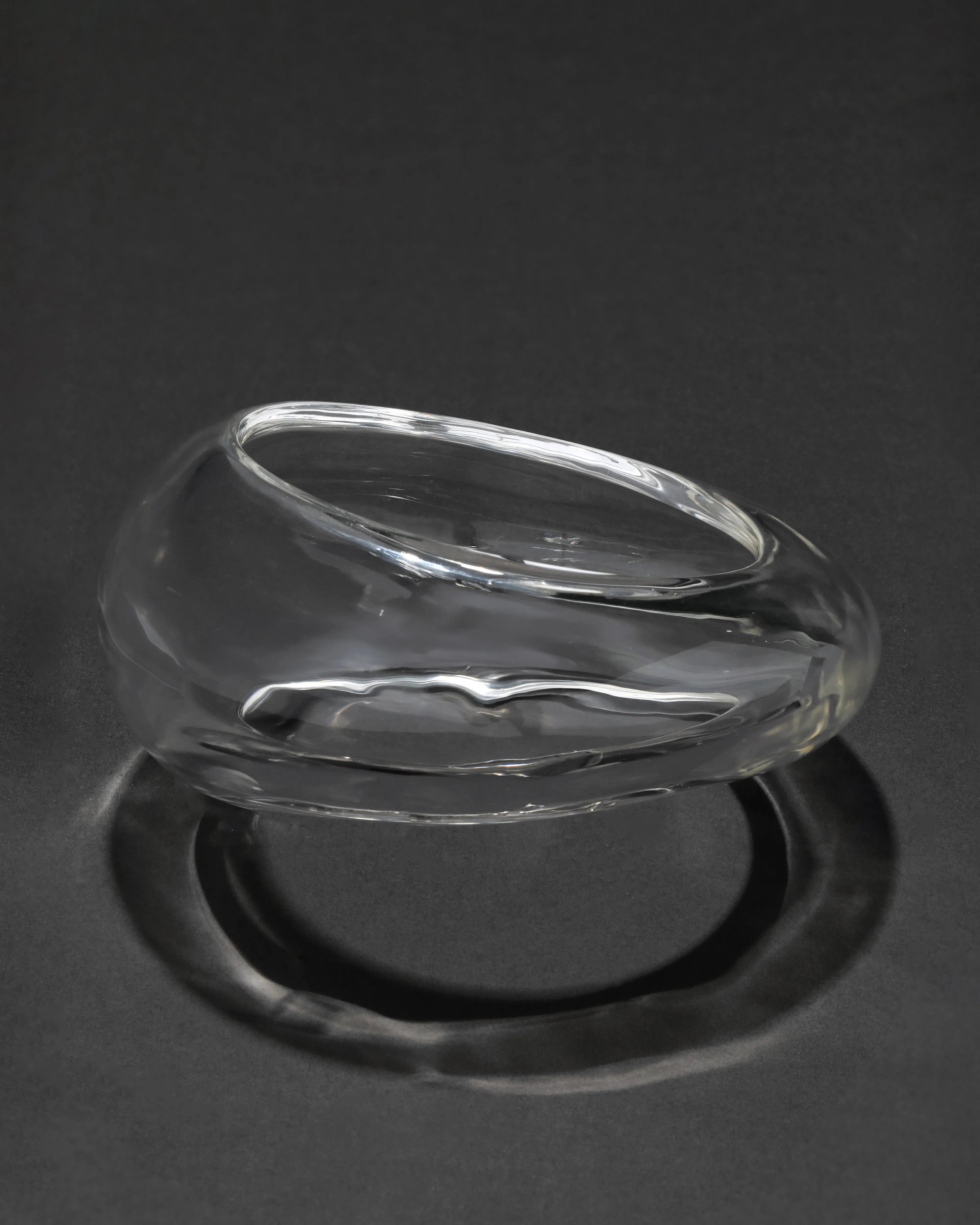 Puffy Lucite Tapered Bangle Bracelet- Clear sold by Alexis Bittar product image thumbnail 2