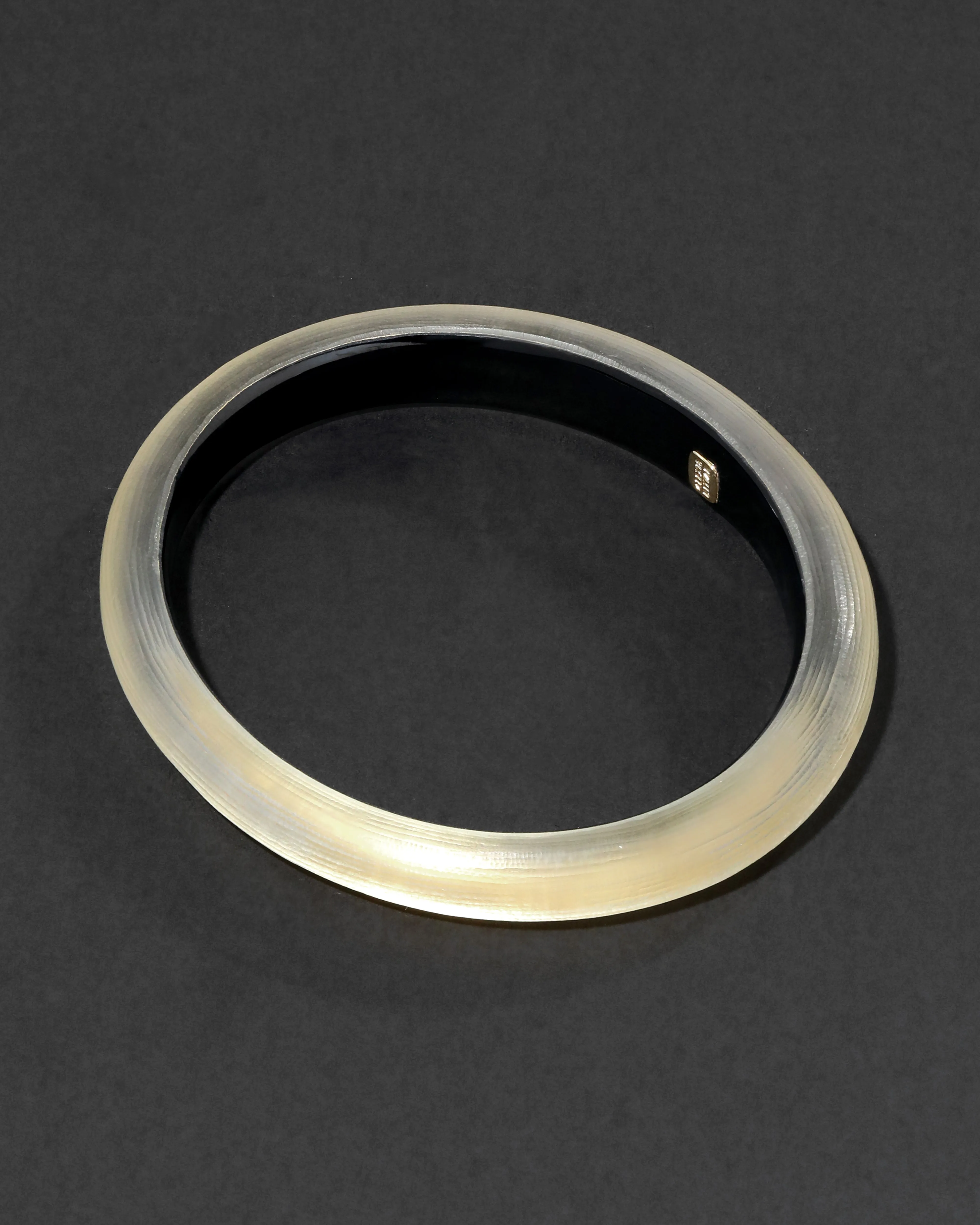 Lucite Skinny Bangle Bracelet- Gold sold by Alexis Bittar product image thumbnail 4