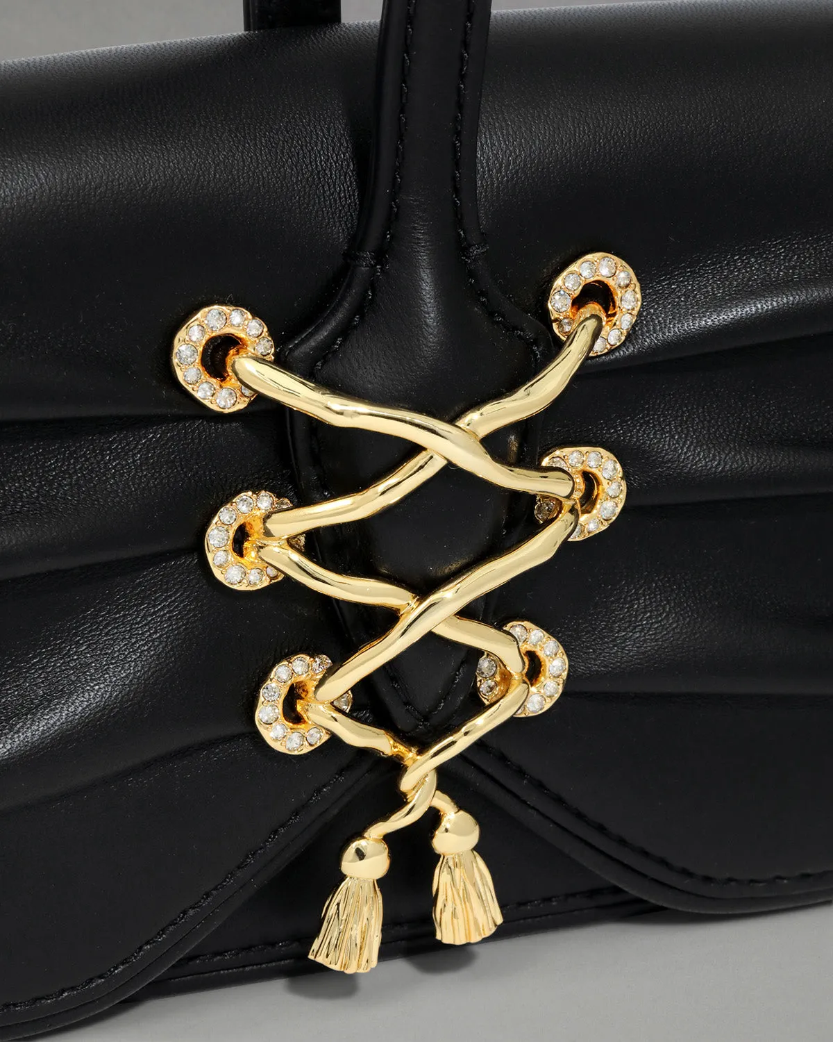 Lace-Up Wristlet- Black sold by Alexis Bittar product image thumbnail 3