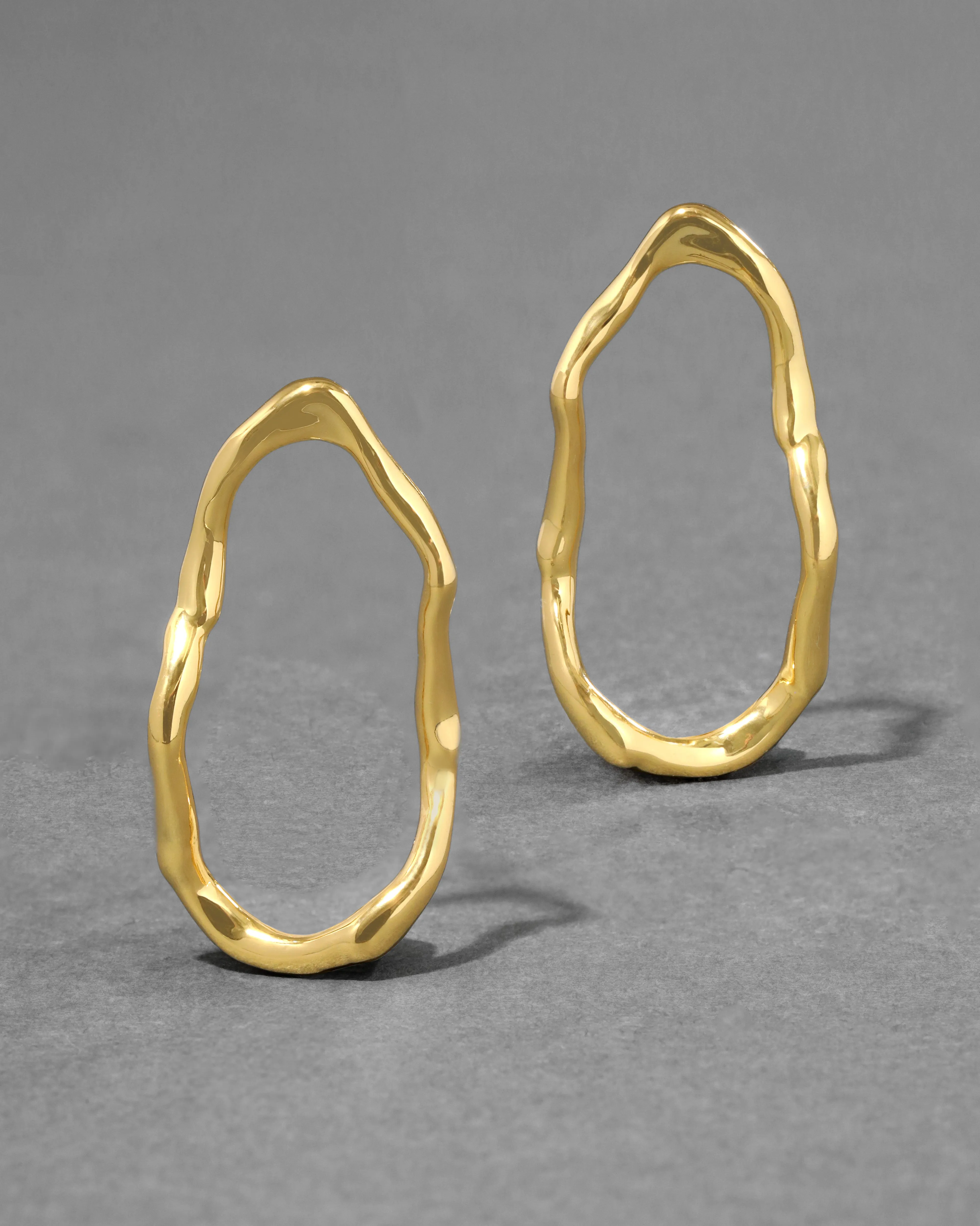 Brut Gold Open Link Post Earring sold by Alexis Bittar