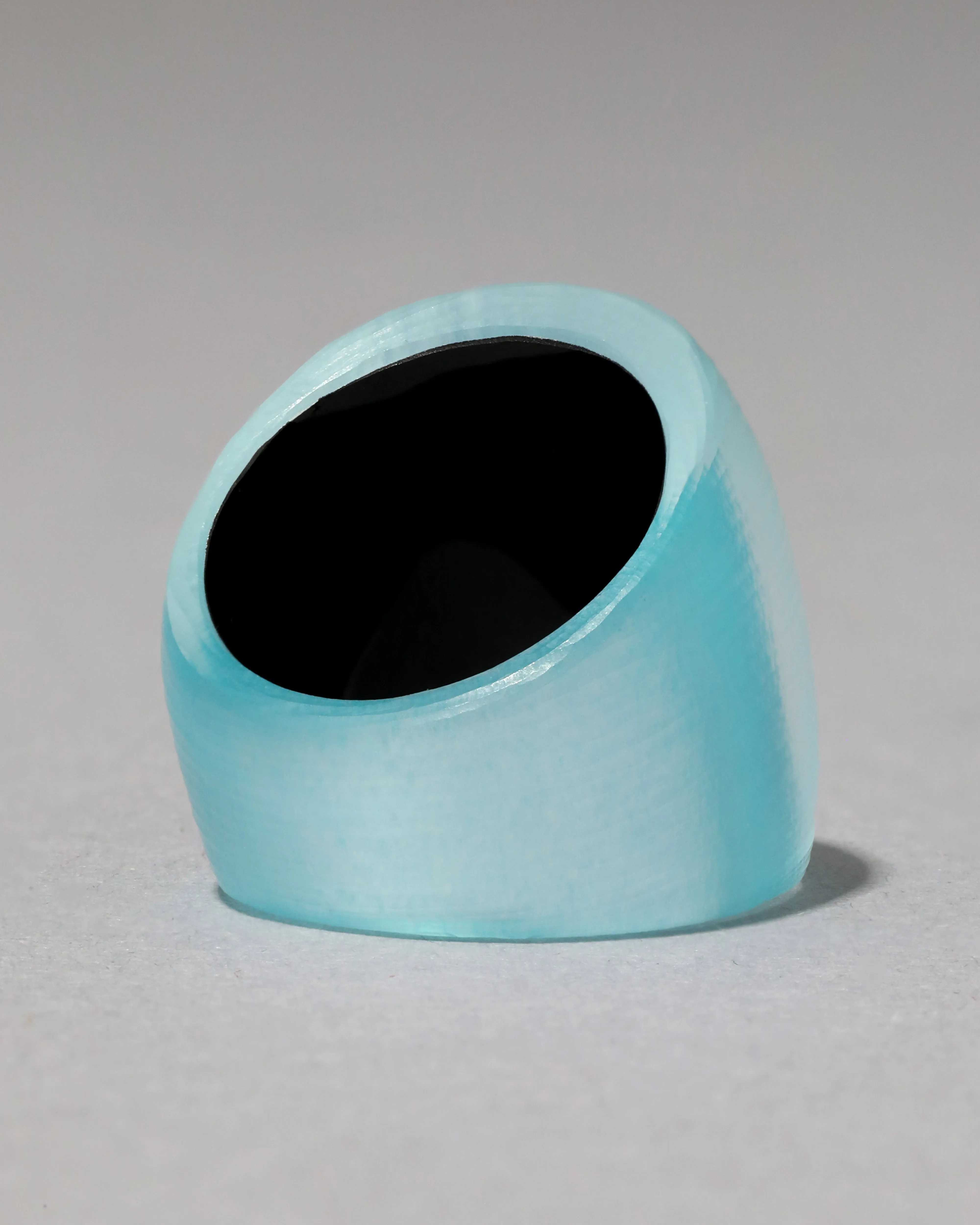 Lucite Block Ring- Icy Blue sold by Alexis Bittar product image thumbnail 4
