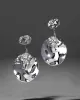 Brut Silver Coin Front Back Earring sold by Alexis Bittar