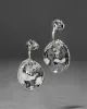 Brut Silver Coin Front Back Earring sold by Alexis Bittar