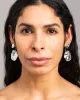 Brut Silver Coin Front Back Earring sold by Alexis Bittar