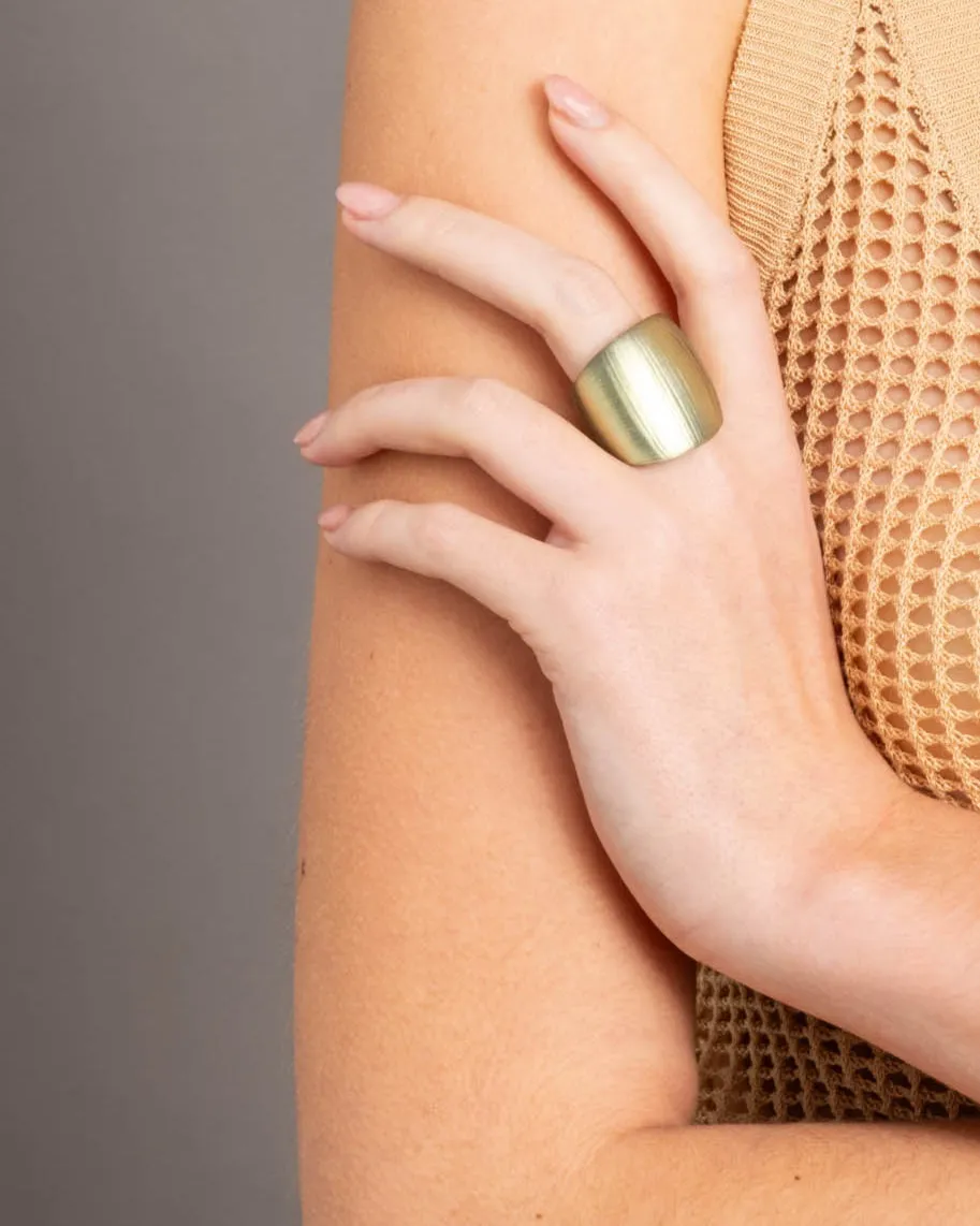 Lucite Block Ring- Sage sold by Alexis Bittar product image thumbnail 2