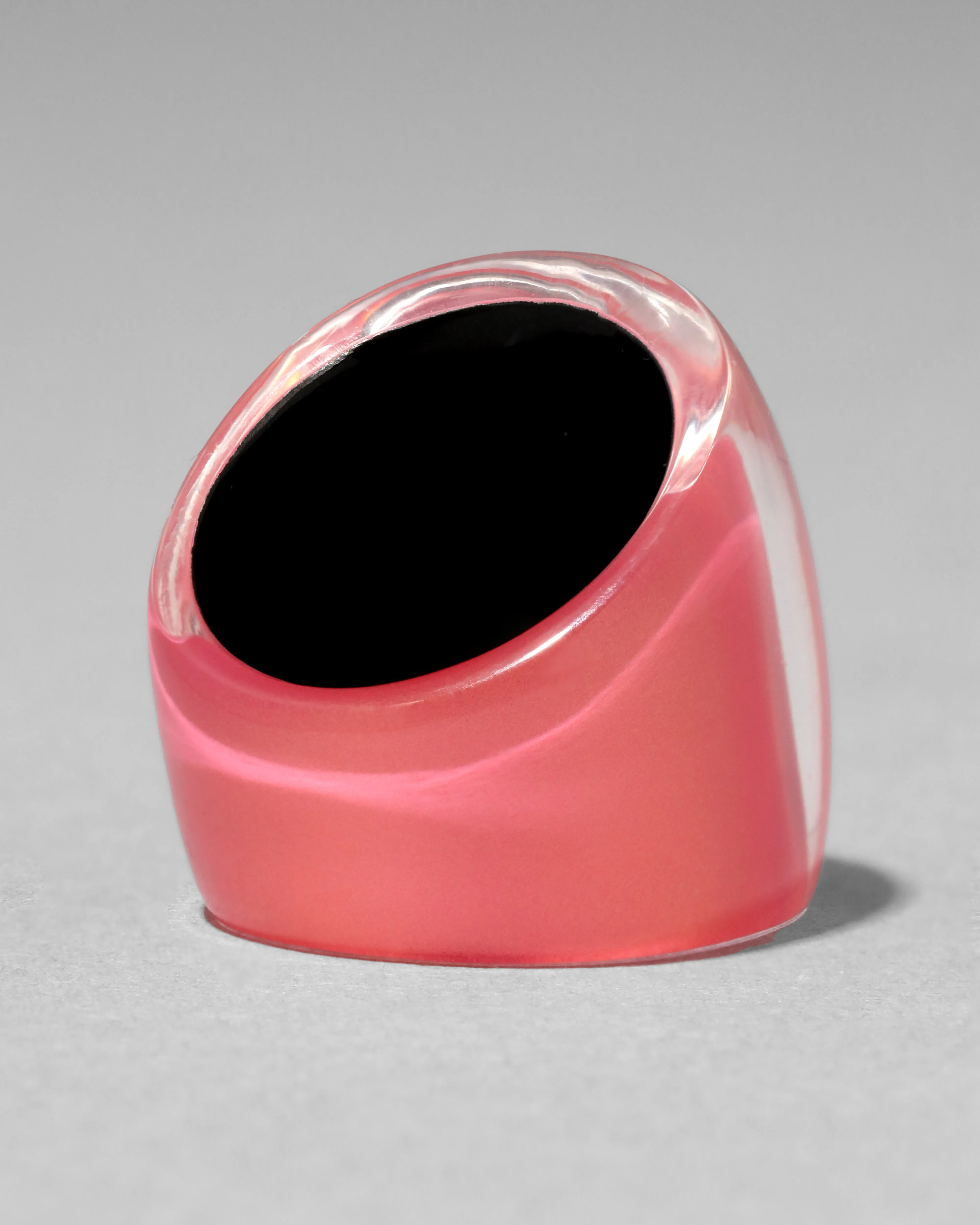 Lucite Block Ring- Sweet Melon sold by Alexis Bittar product image thumbnail 4