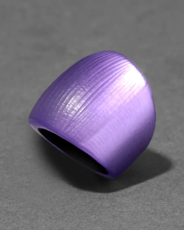 Lucite Block Ring- Violet sold by Alexis Bittar