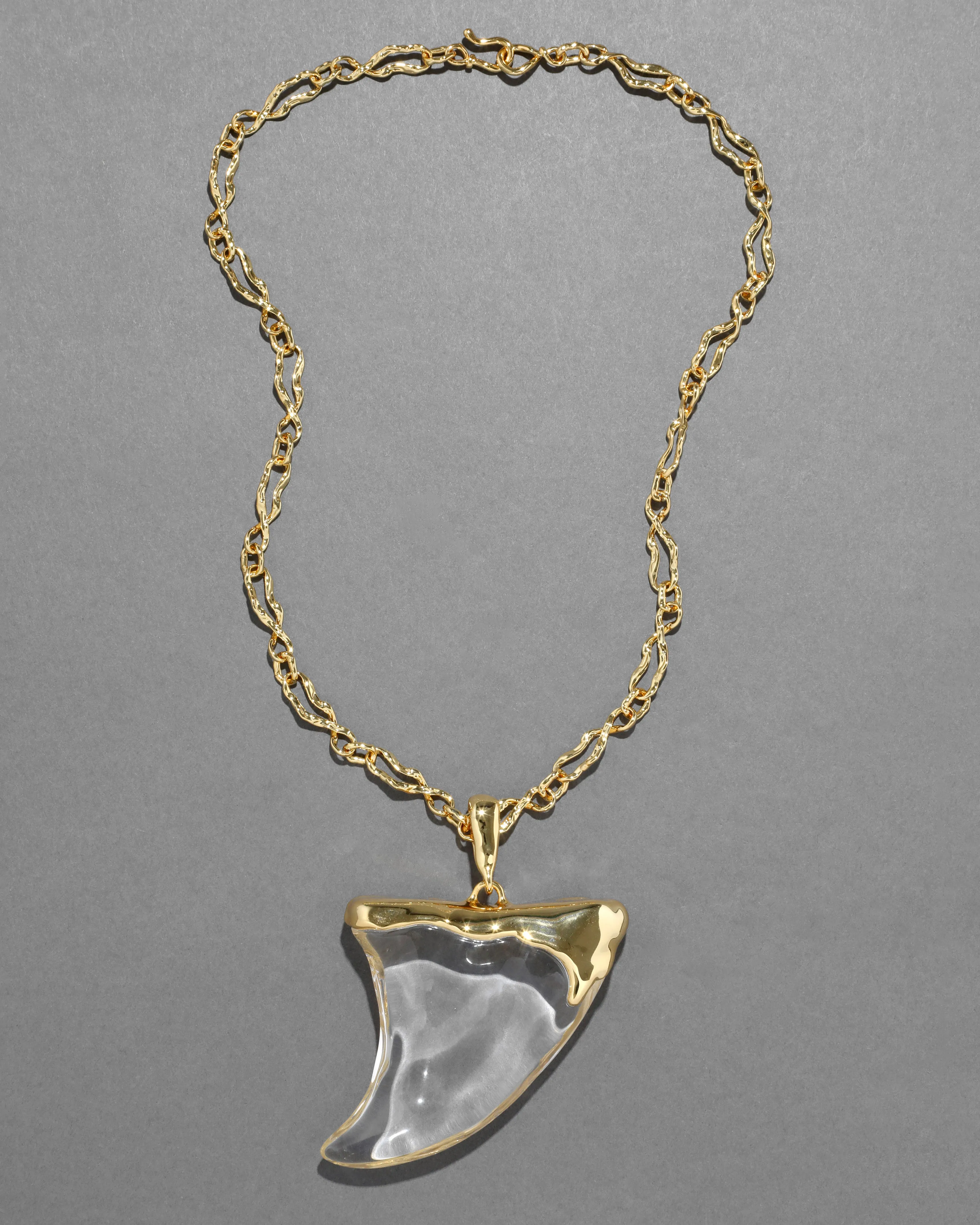 Liquid Lucite Large Horn Necklace sold by Alexis Bittar product image thumbnail 3