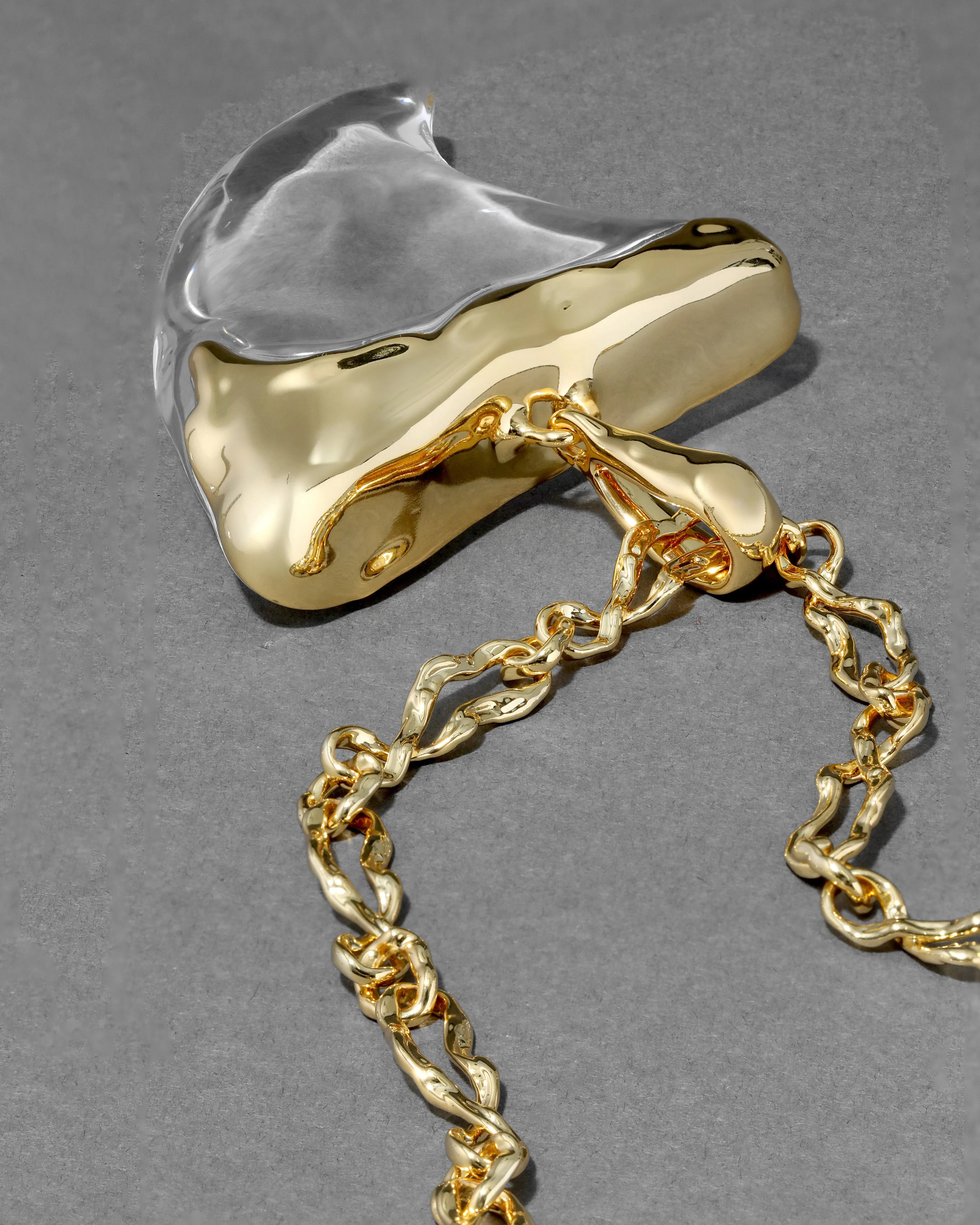 Liquid Lucite Large Horn Necklace sold by Alexis Bittar product image thumbnail 4