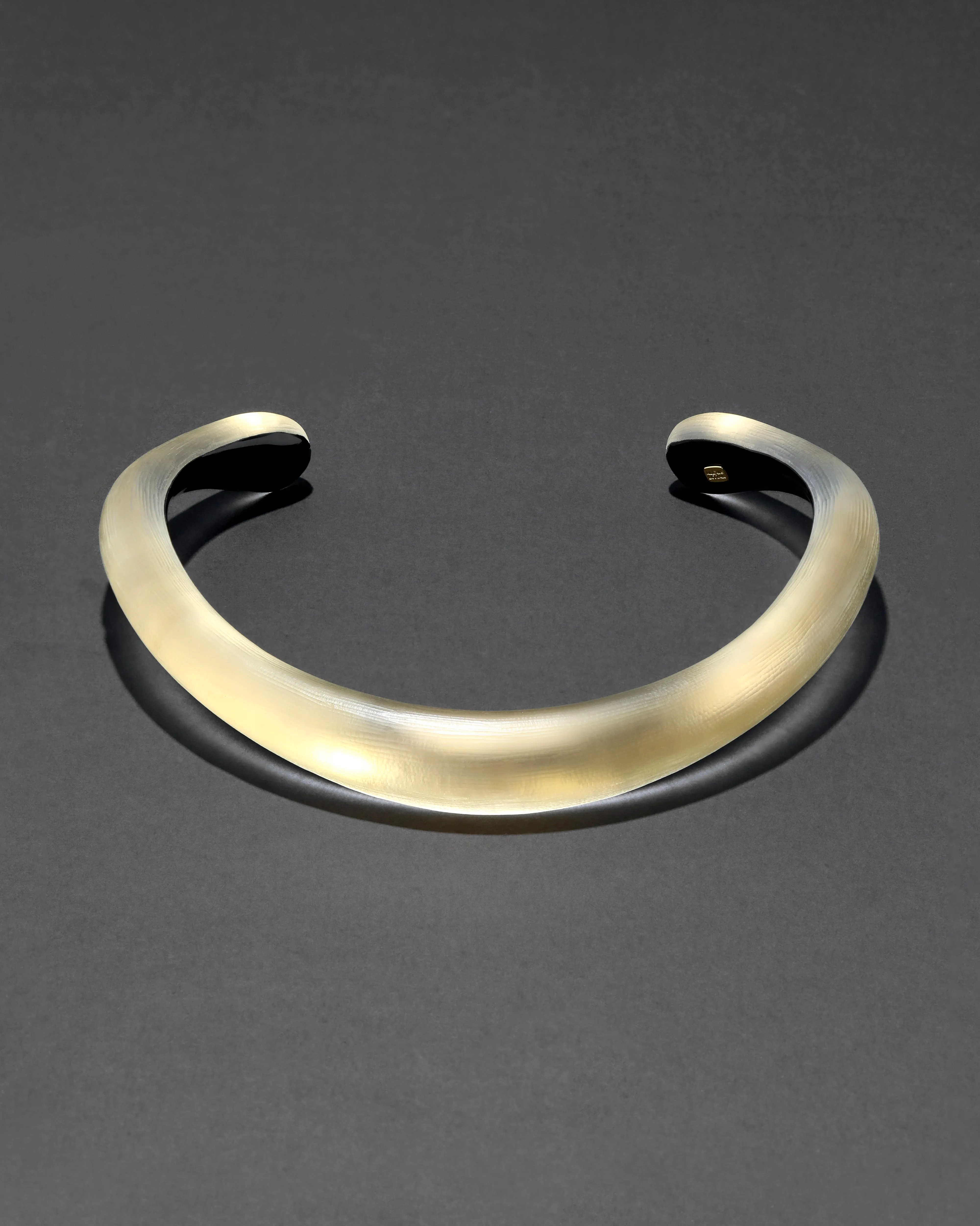 Lucite Collar Necklace- Gold sold by Alexis Bittar product image thumbnail 3