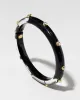 Crystal Studded Lucite Hinge Bracelet- Onyx sold by Alexis Bittar