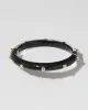 Crystal Studded Lucite Hinge Bracelet- Onyx sold by Alexis Bittar