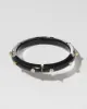 Crystal Studded Lucite Hinge Bracelet- Onyx sold by Alexis Bittar