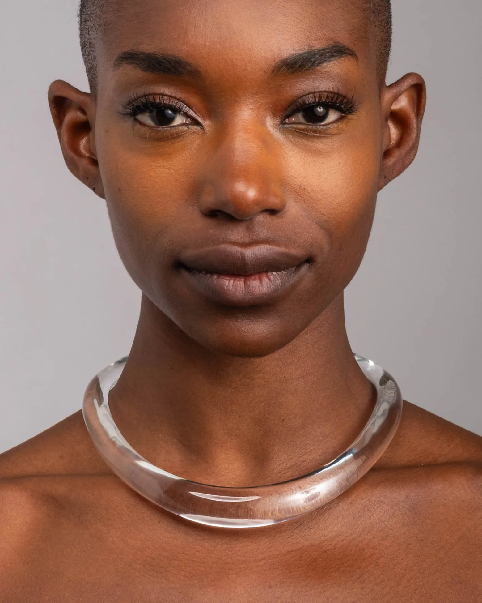 Liquid Lucite Collar Necklace sold by Alexis Bittar