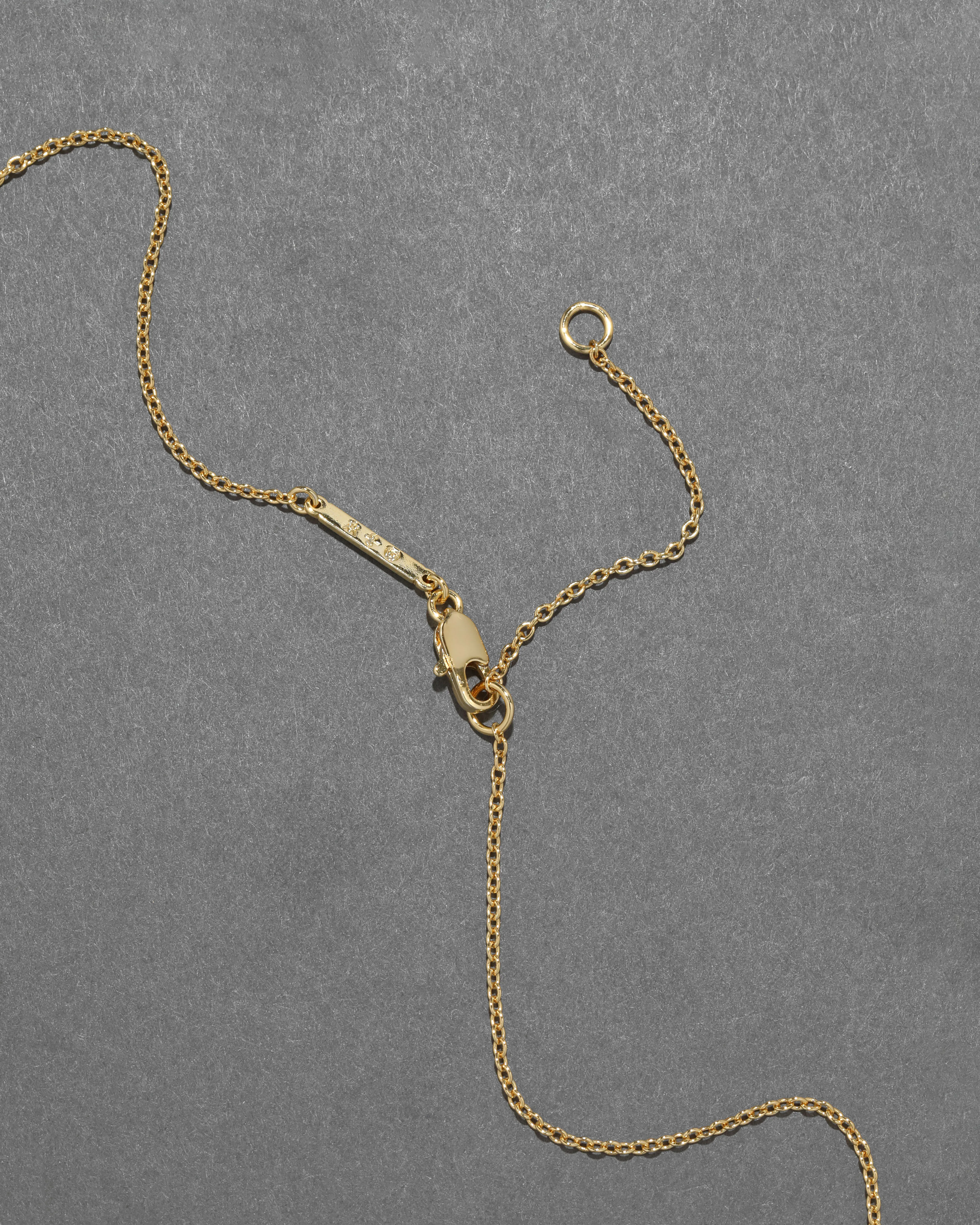 Gold Capped Crescent Lucite Necklace- Violet sold by Alexis Bittar product image thumbnail 4