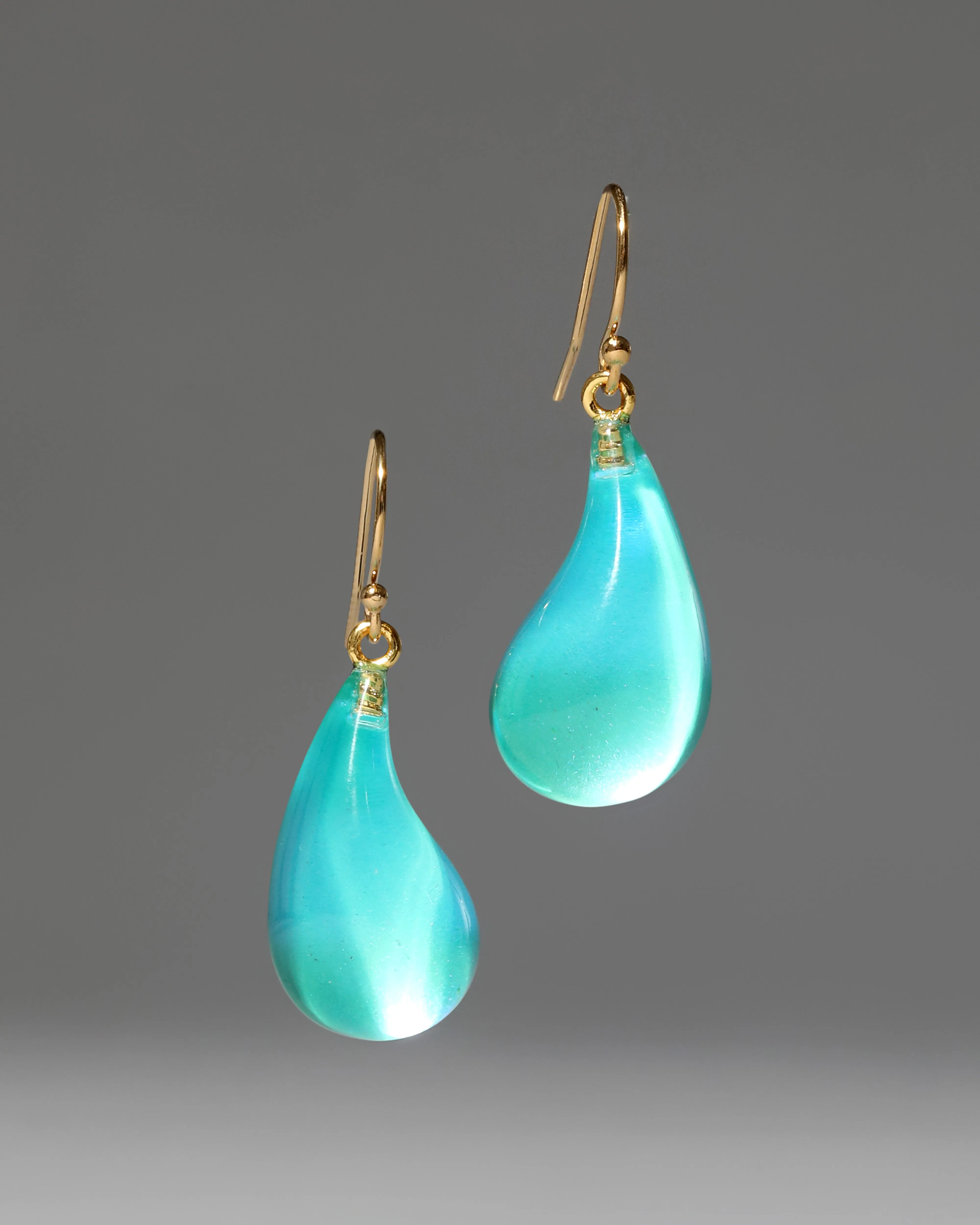 Lucite Dewdrop Earring- Mediterranean Opal sold by Alexis Bittar