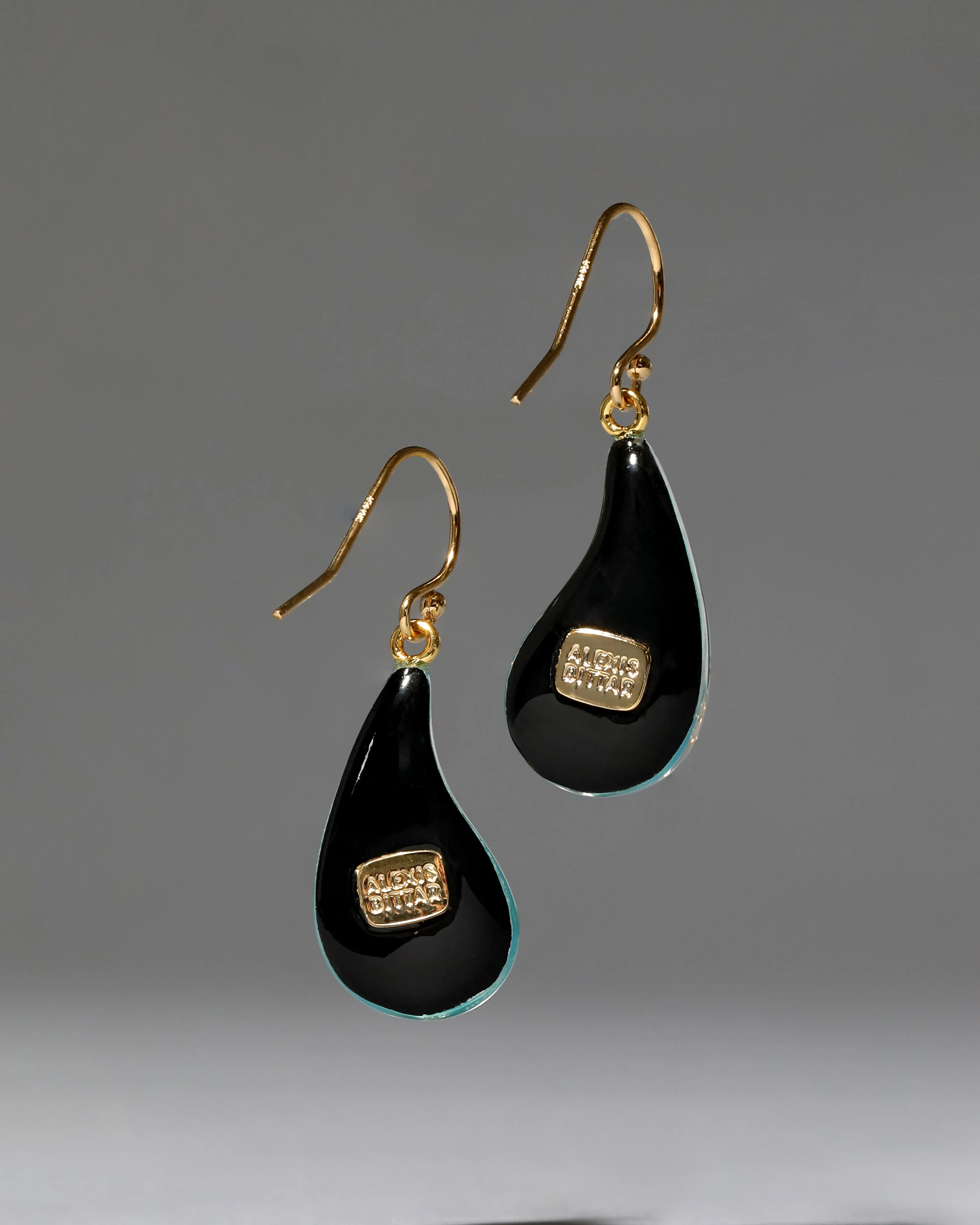 Lucite Dewdrop Earring- Mediterranean Opal sold by Alexis Bittar product image thumbnail 3