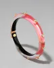 Crystal Studded Lucite Hinge Bracelet- Sweet Melon sold by Alexis Bittar