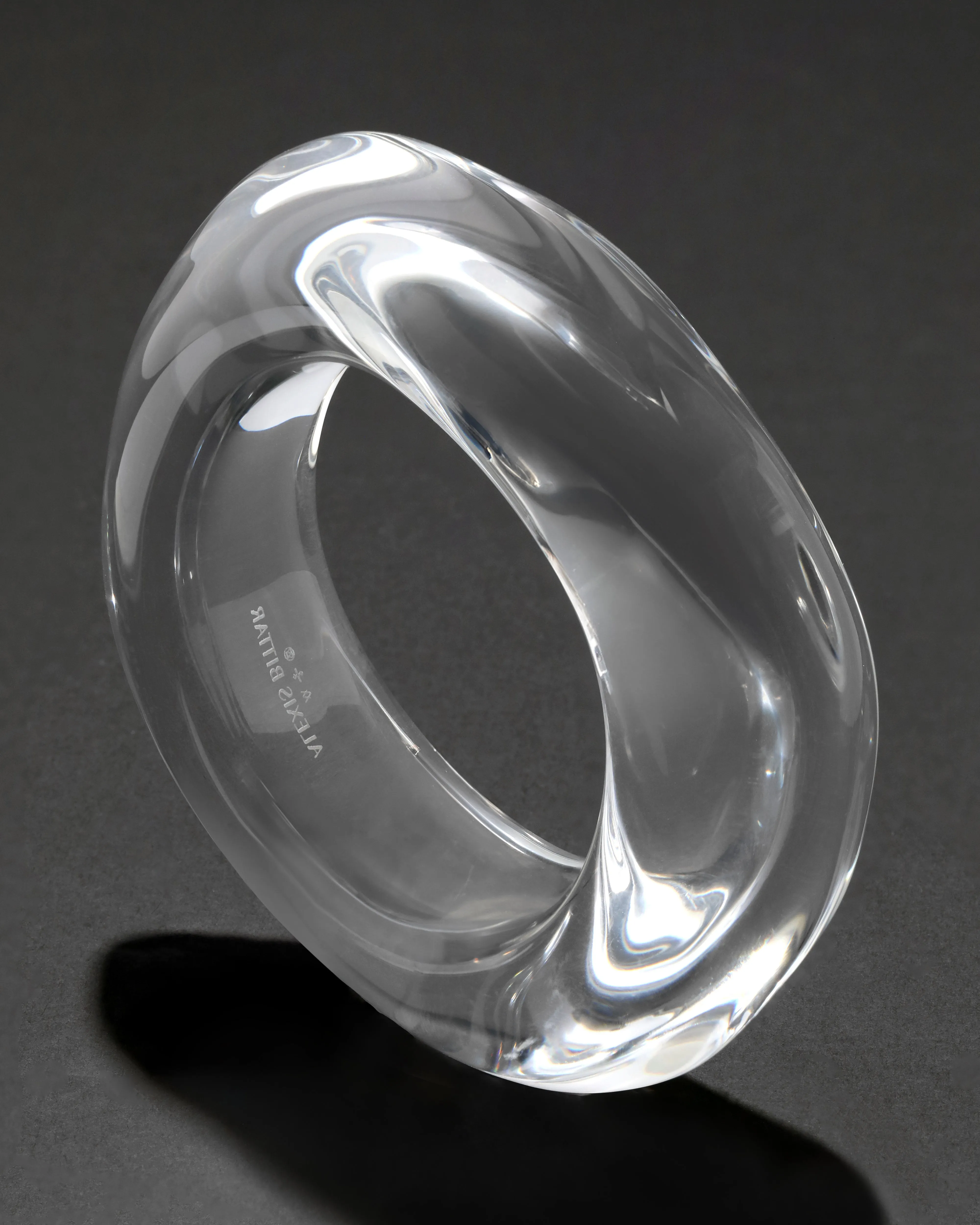 Liquid Lucite Wavy Bangle Bracelet sold by Alexis Bittar product image thumbnail 2