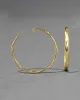 Brut Gold Skinny Hoop Earring sold by Alexis Bittar