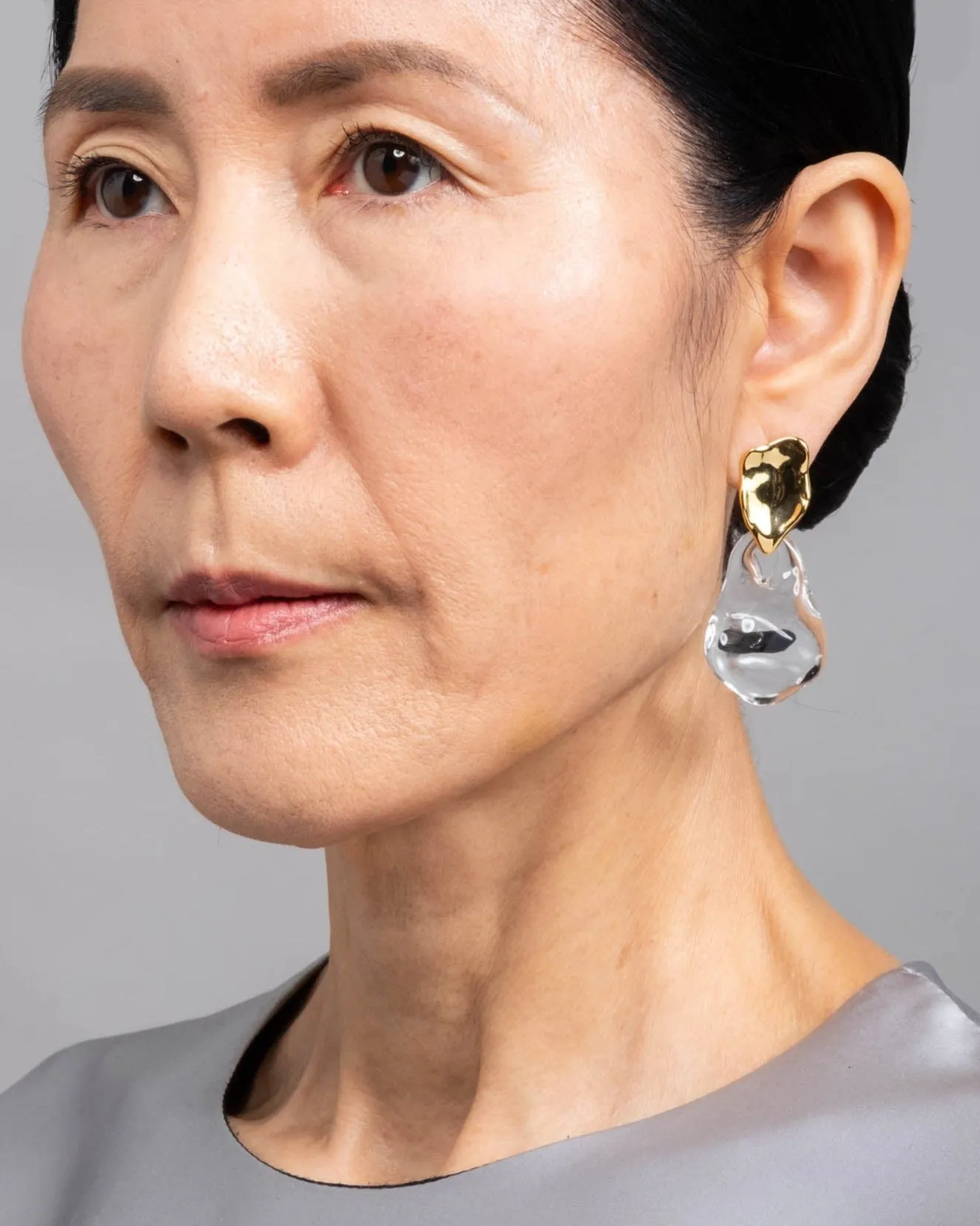 Liquid Lucite Wafer Post Earring sold by Alexis Bittar product image thumbnail 2