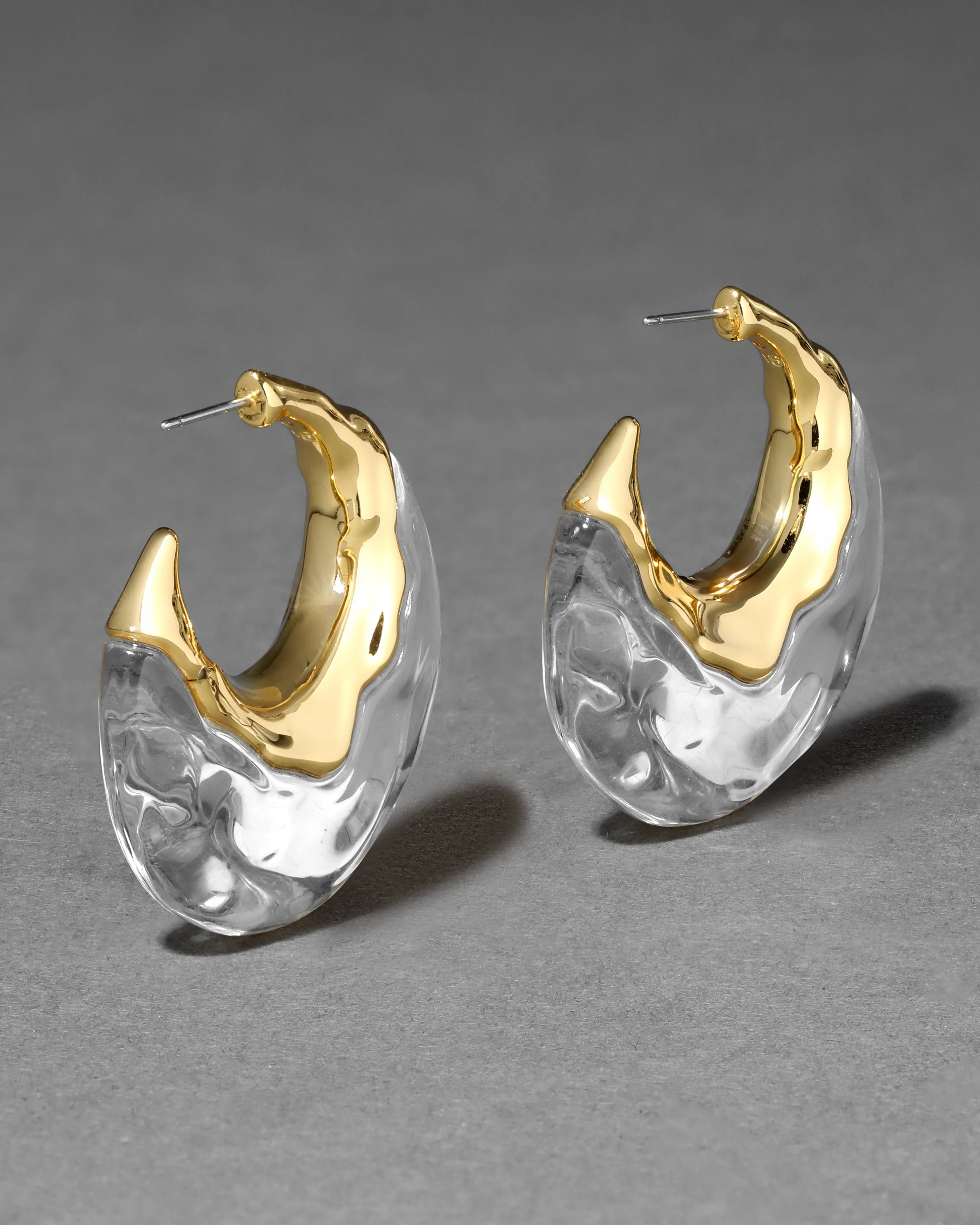 Liquid Lucite Puffy Hoop Earring sold by Alexis Bittar product image thumbnail 4