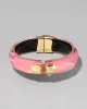 Molten Gold Lucite Hinge Bracelet- Sweet Melon sold by Alexis Bittar