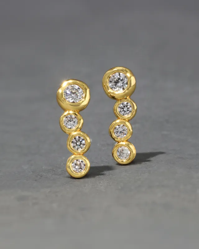Asterales Gold Bar Earring sold by Alexis Bittar