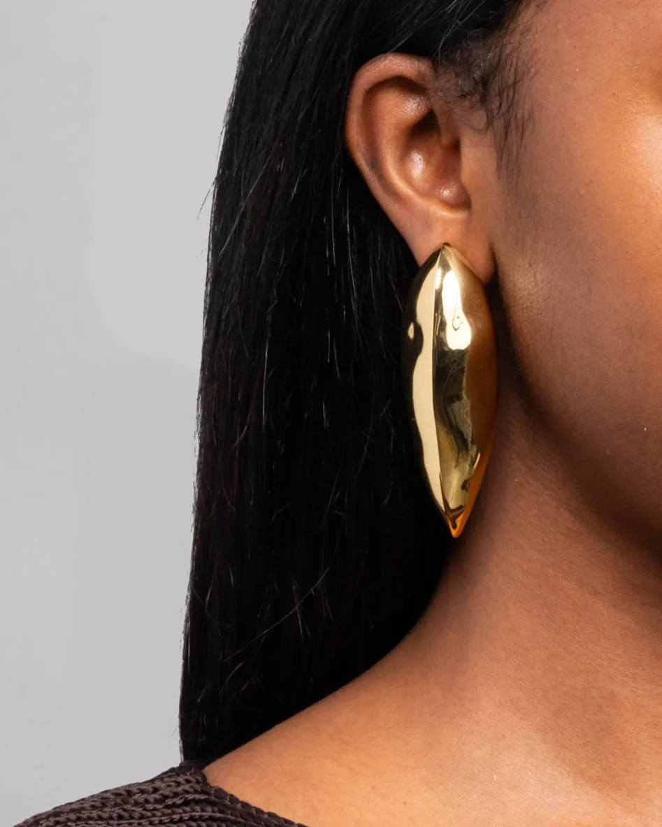 Brut Gold Armor Clip Earring sold by Alexis Bittar product image thumbnail 2