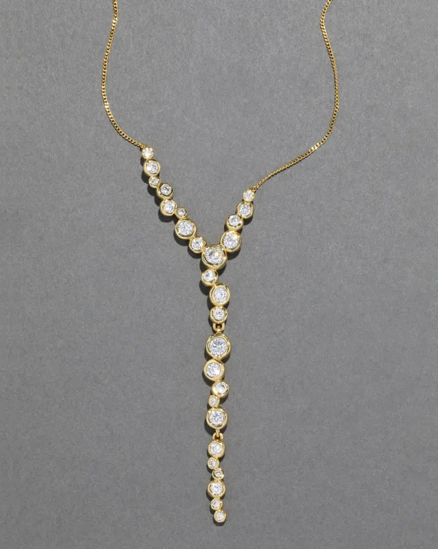 Asterales Gold Cascading Necklace sold by Alexis Bittar