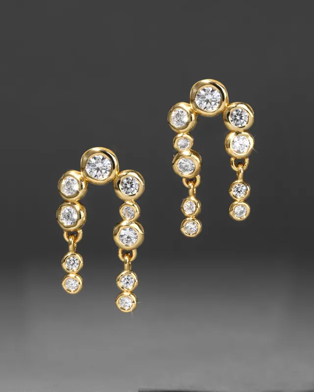 Asterales Gold Arched Post Earring sold by Alexis Bittar