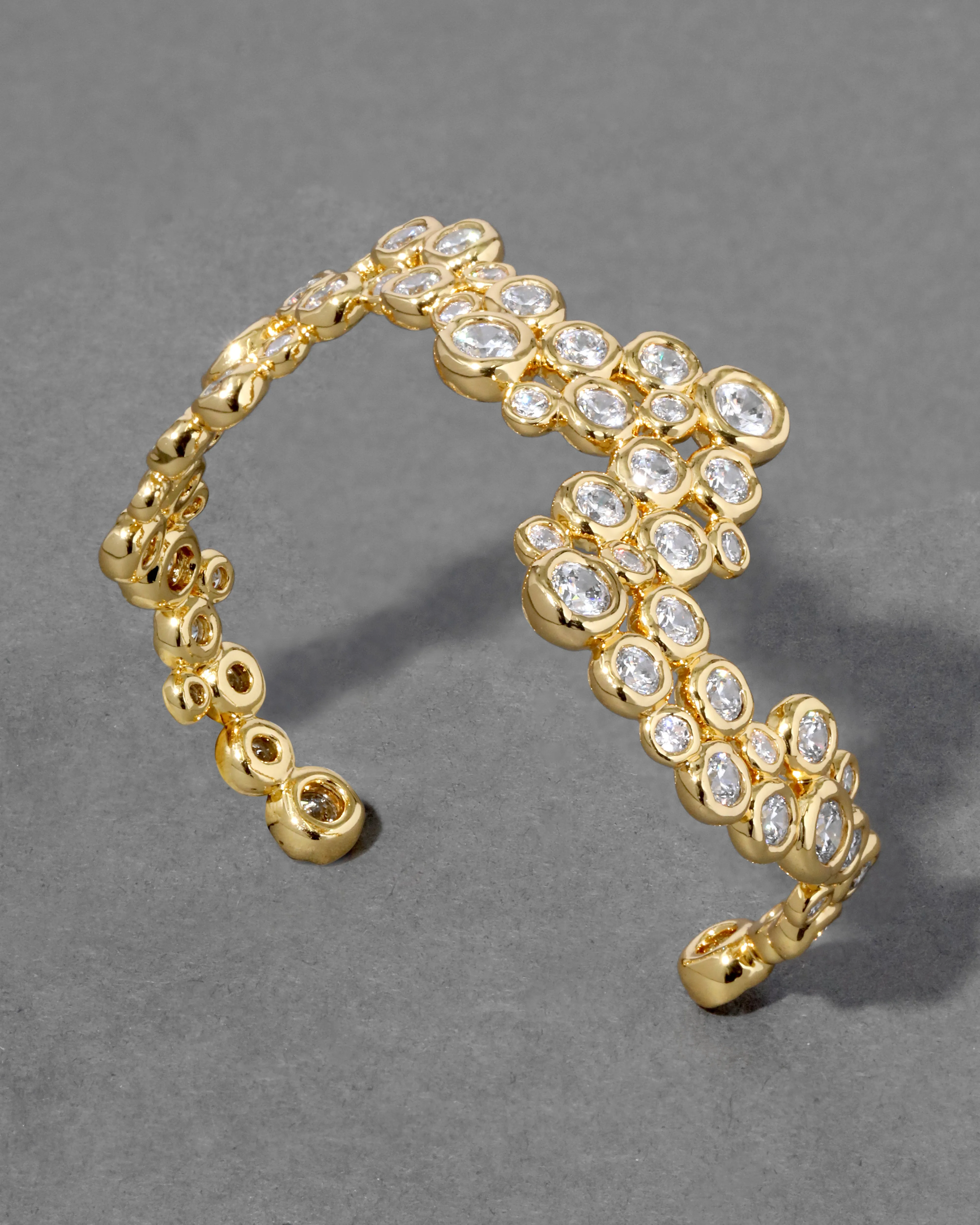 Asterales Gold Wave Cuff Bracelet sold by Alexis Bittar product image thumbnail 2