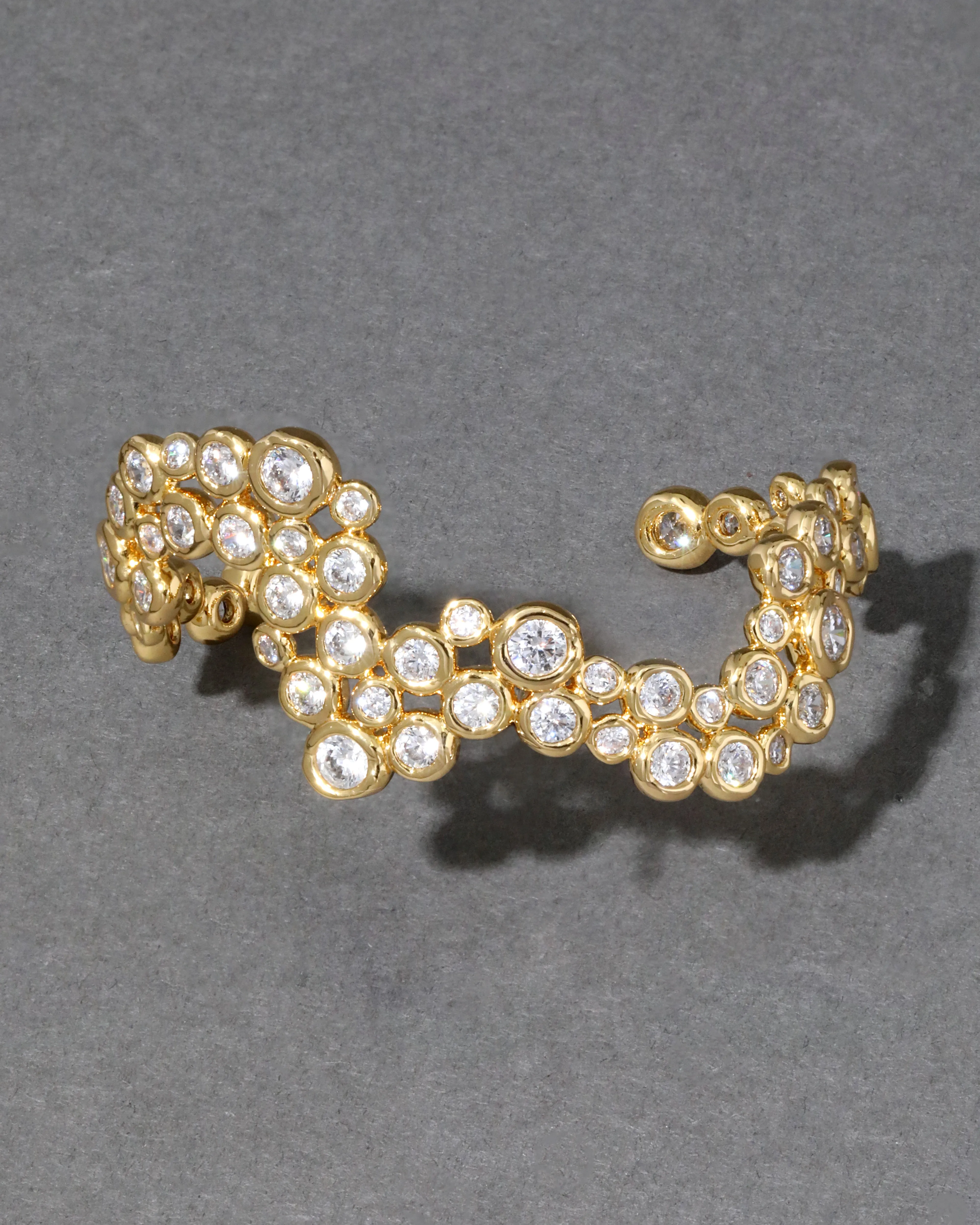 Asterales Gold Wave Cuff Bracelet sold by Alexis Bittar product image thumbnail 3