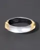 Luminous Lucite Claw Hinge Bracelet- Silver sold by Alexis Bittar