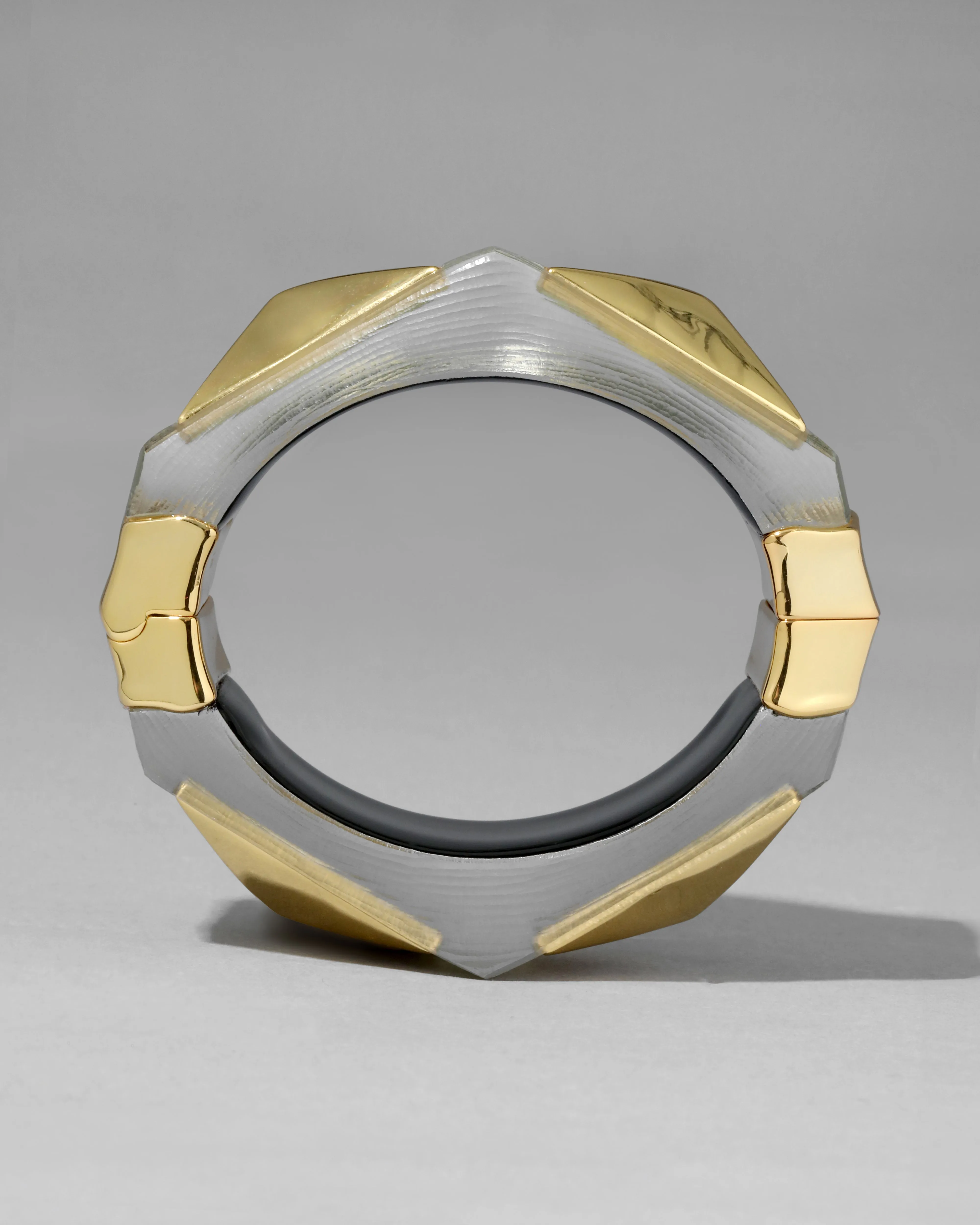 Luminous Lucite Armor Hinge Bracelet- Sage sold by Alexis Bittar product image thumbnail 4