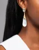 Bonbon Crystal Small Teardrop Earring- Silver sold by Alexis Bittar