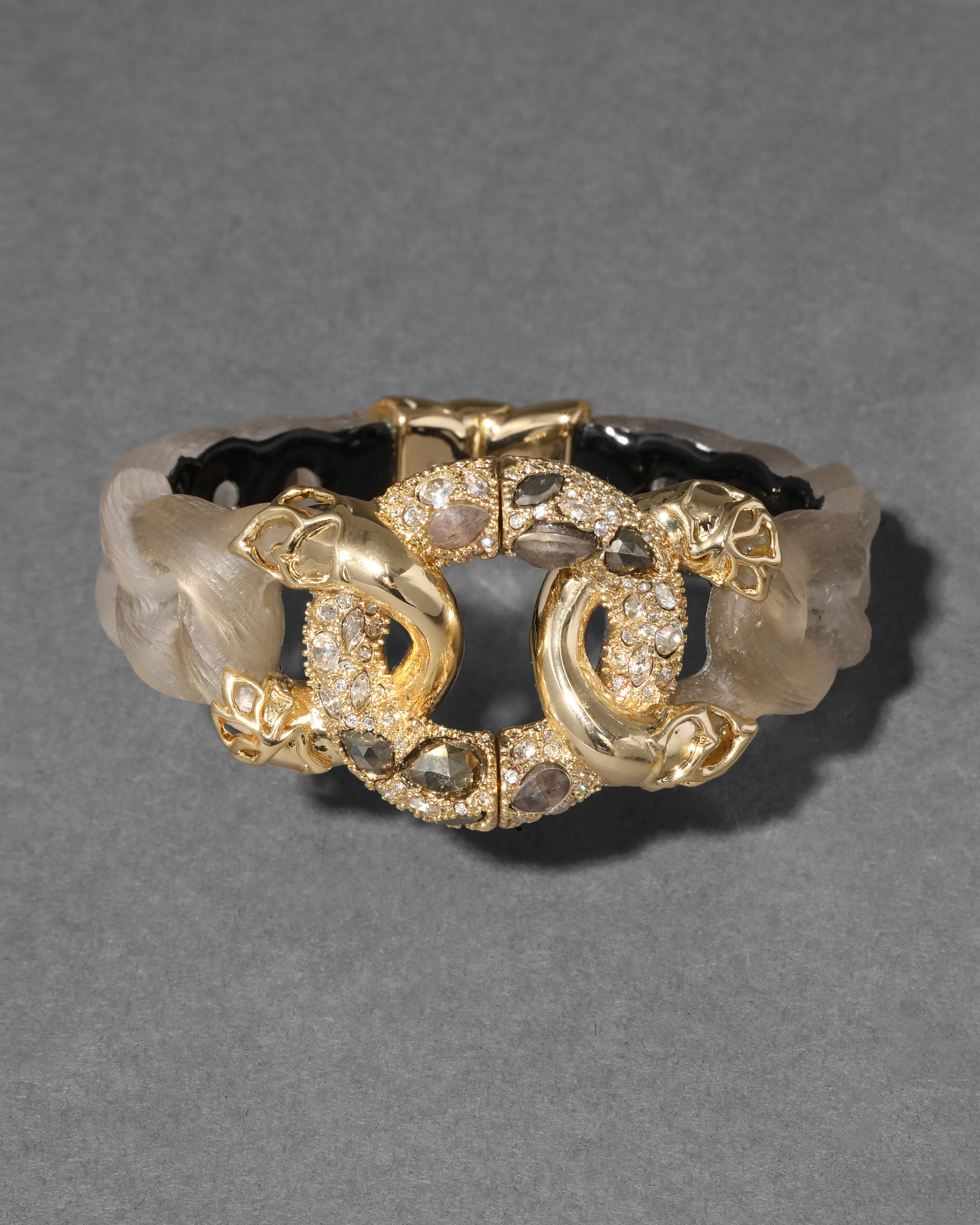 Archive Lucite Rope Link Hinge Bracelet sold by Alexis Bittar