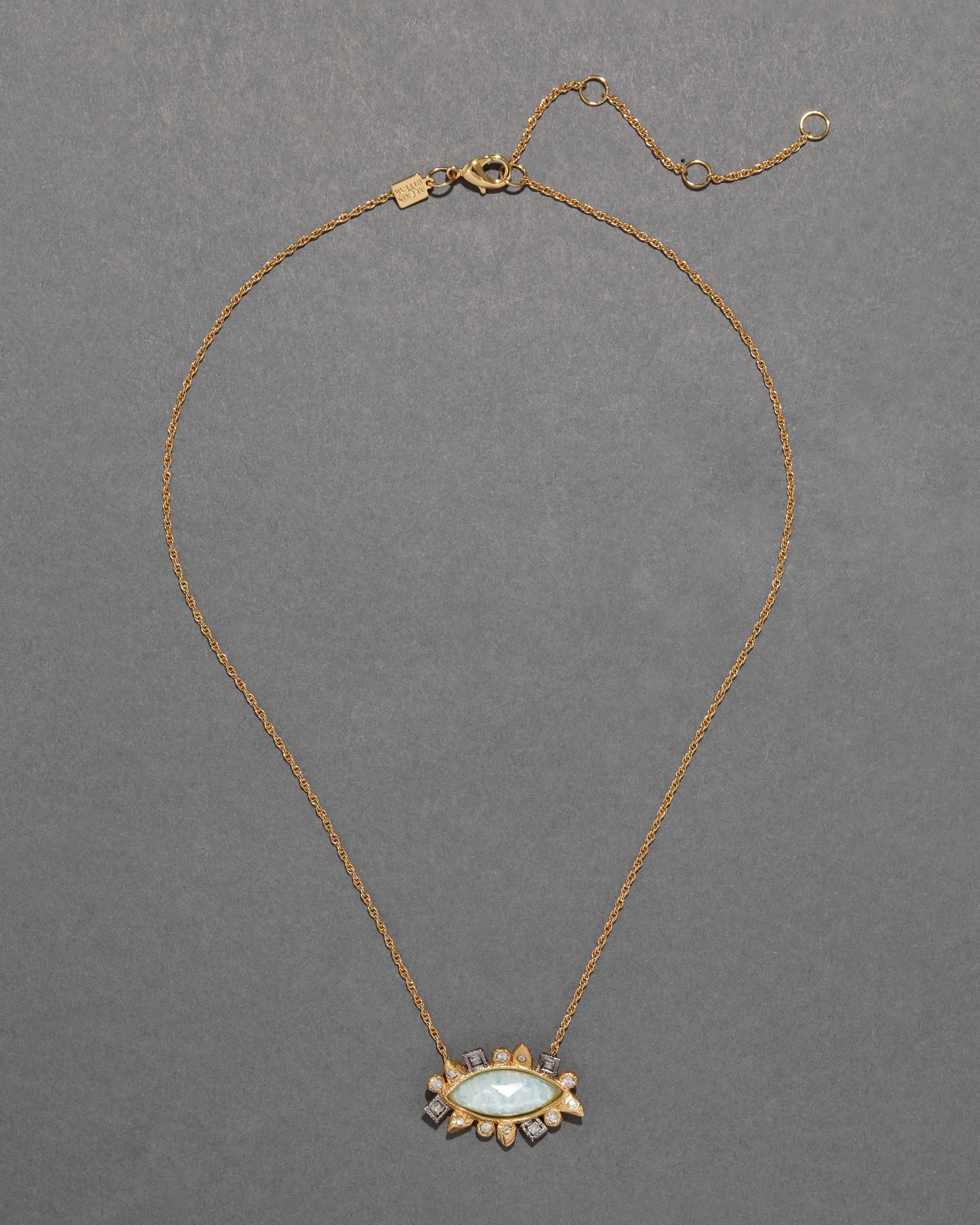 Archive Crackle Glass Pendant Necklace sold by Alexis Bittar product image thumbnail 2
