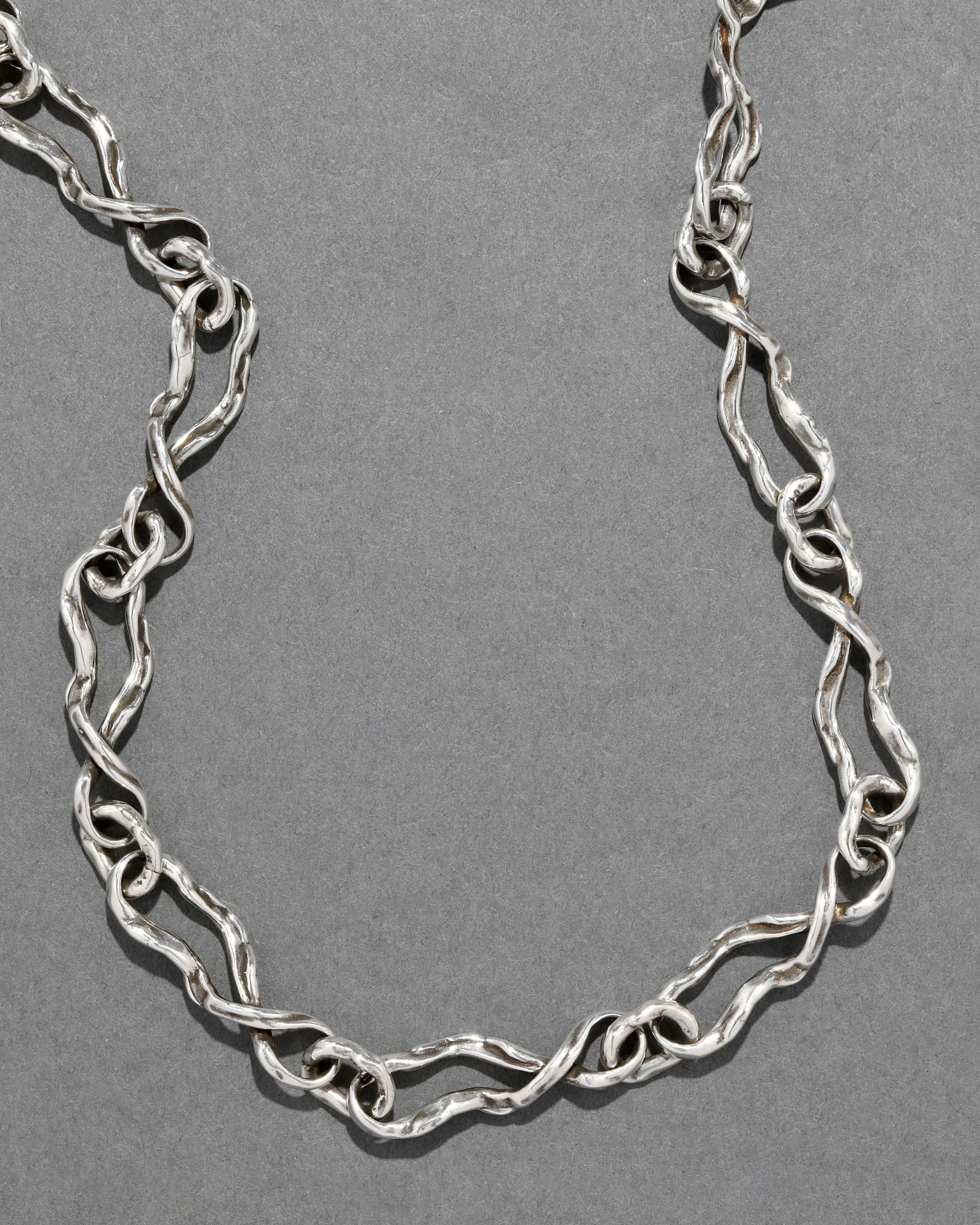 Brut Sterling Silver Twisted Short Necklace sold by Alexis Bittar product image thumbnail 4